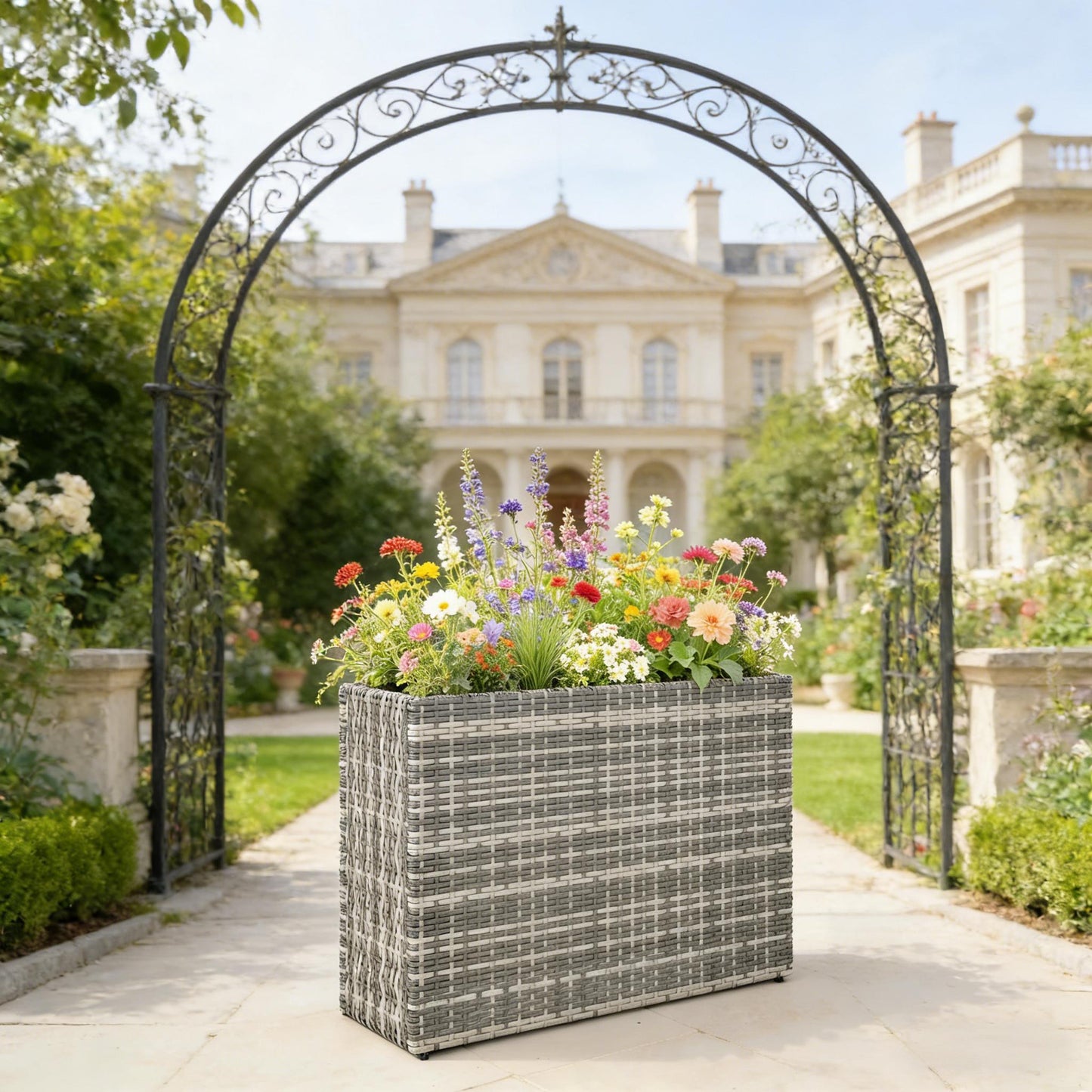 Patio Elevated Planter Box,Raised Garden Bed