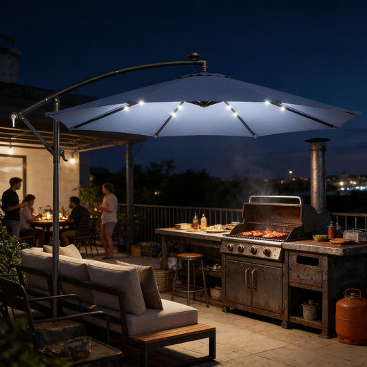 Modern Garden Umbrella,Outdoor Umbrella,Cantilever Patio Umbrella