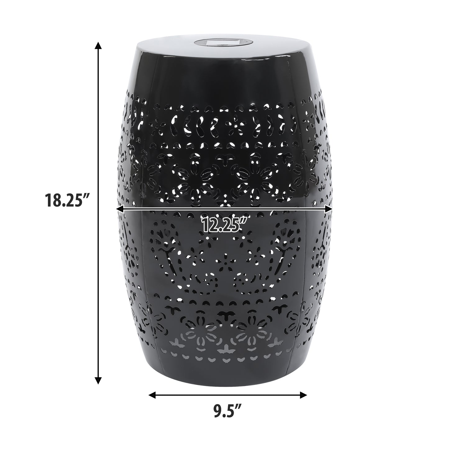 SOLAR SIDE TABLE,Black COLOR (Original SKU:N770P182381B)