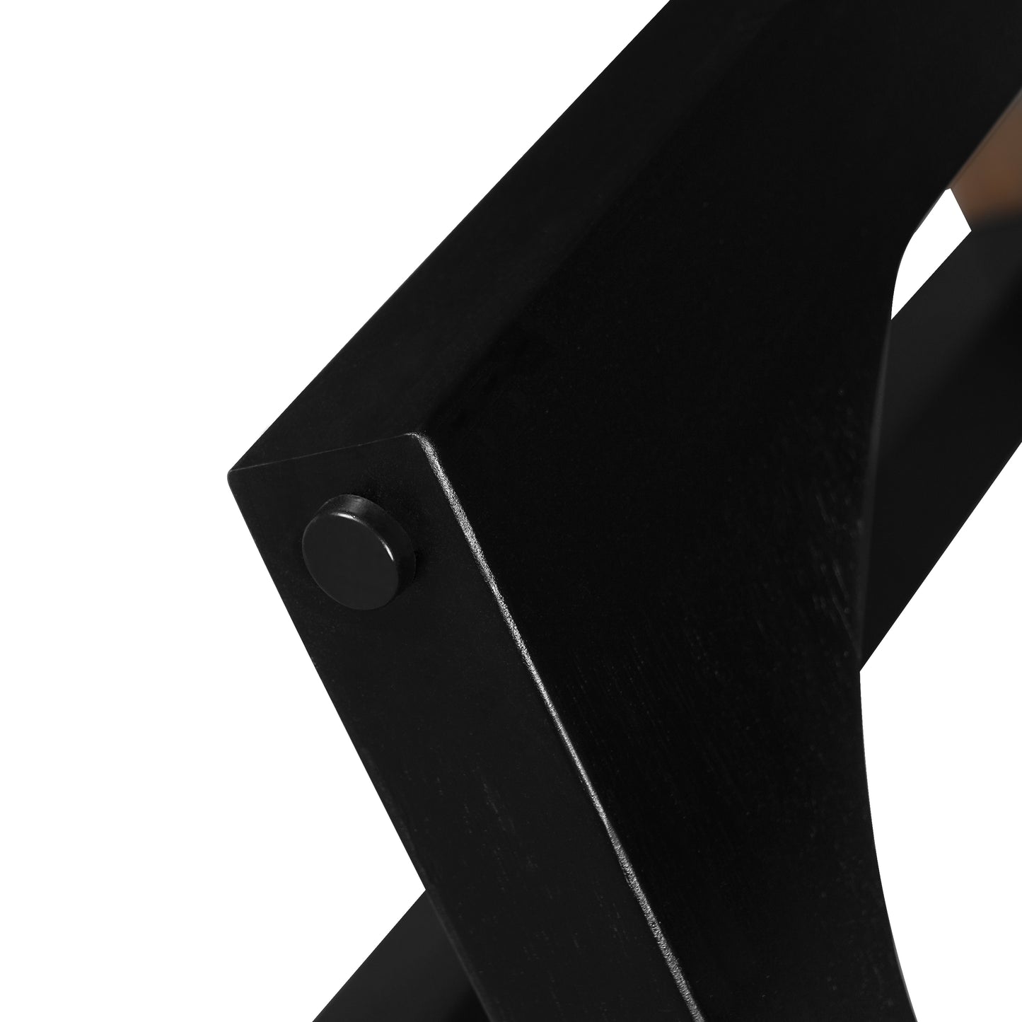 ACACIA SOLID WOOD SIDE TABLE,BROWN & BLACK COLOR