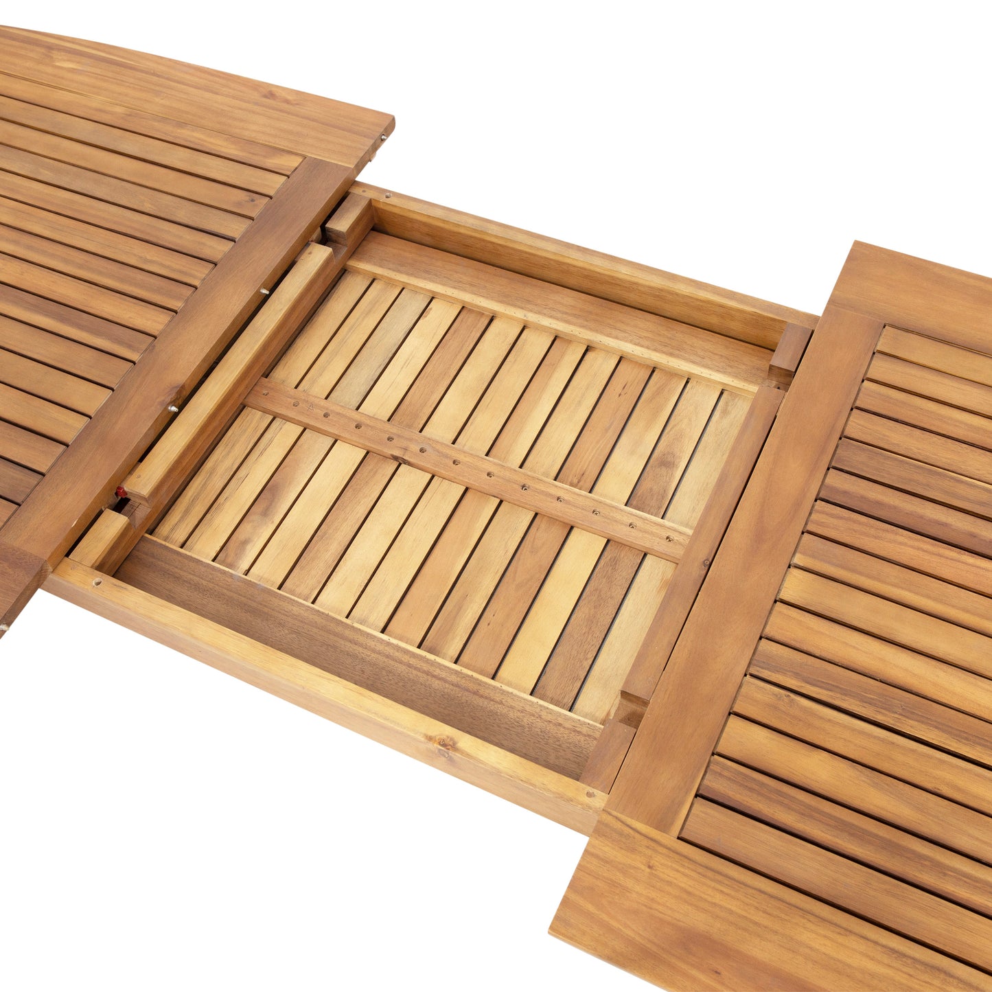 Outdoor Acacia Wood Expandable Dining Table, Teak