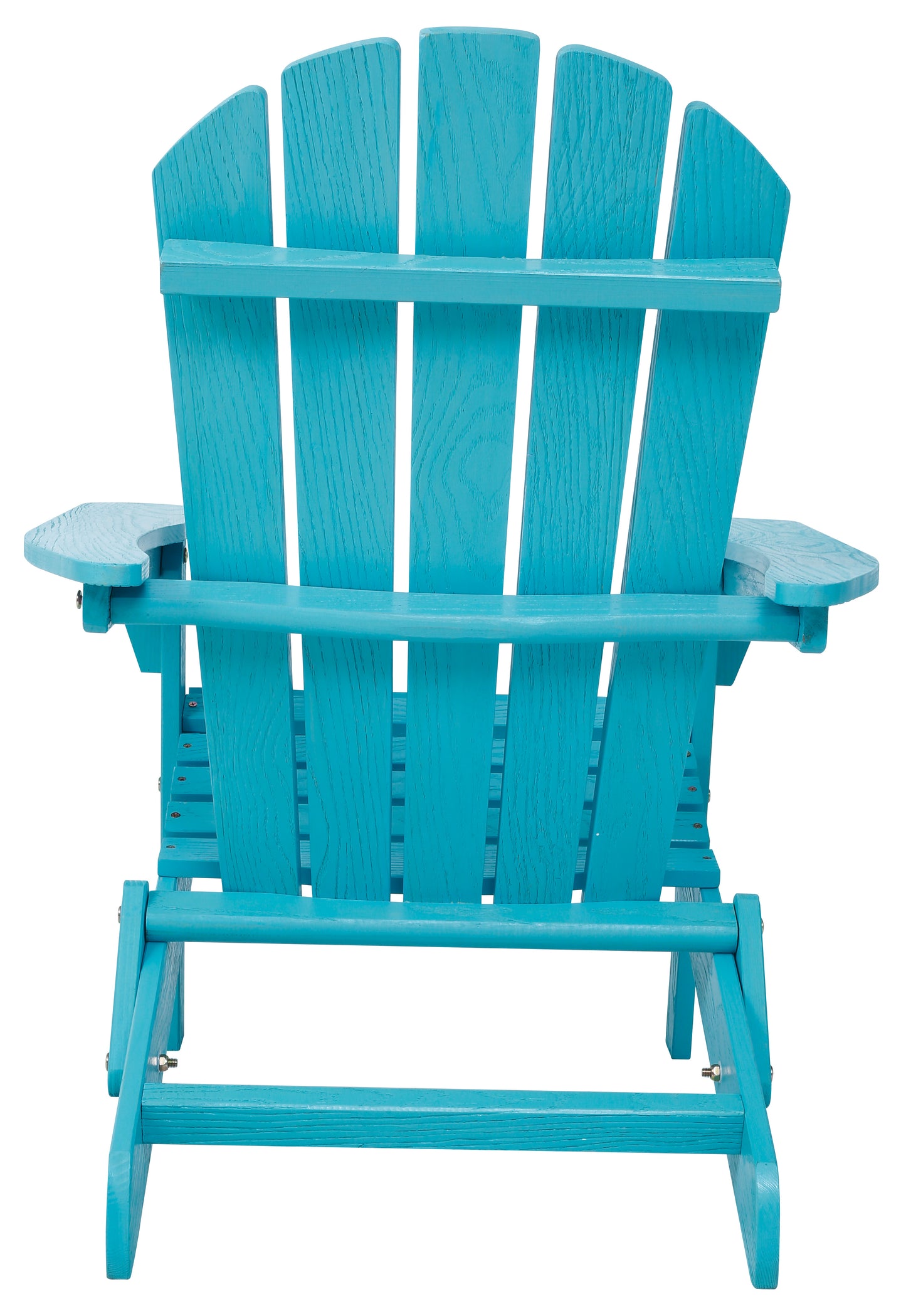 Wood Lounge Patio Chair for Garden Outdoor Wooden Folding Embossed Adirondack Chair Solid Wood Lounge Patio Chair with Wood Grain