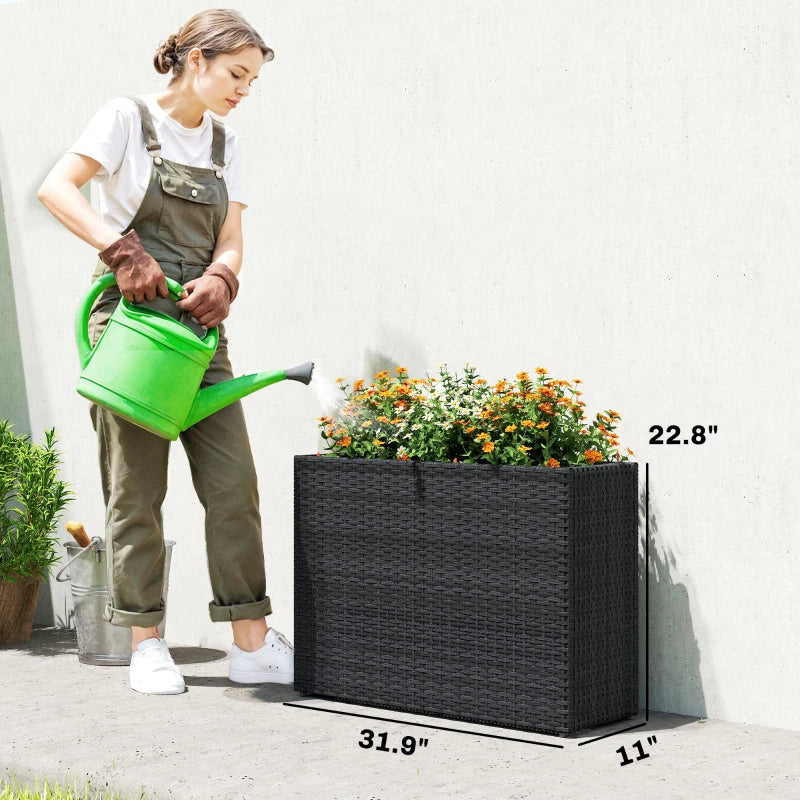 Outdoor Planter Box,Modern Elevated Planter Box,Raised Garden Bed