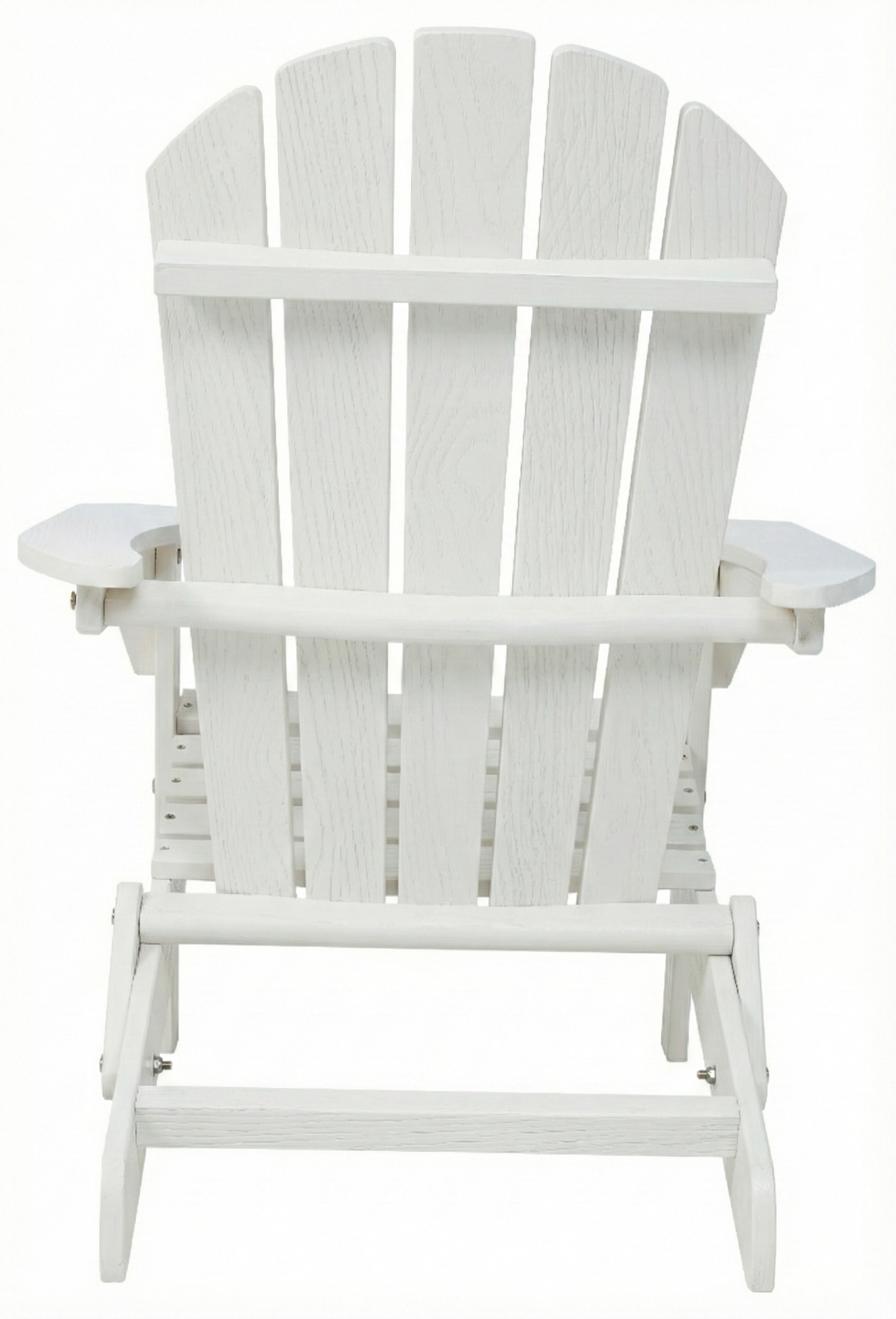 Wood Lounge Patio Chair for Garden Outdoor Wooden Folding Embossed Adirondack Chair Solid Wood Lounge Patio Chair with Wood Grain