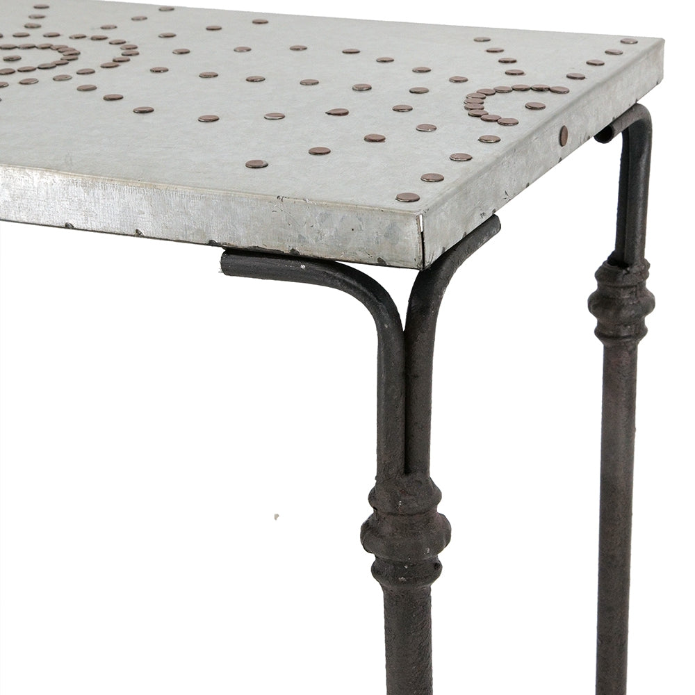 Set of 3 The Gilbert Nesting Tables Metal Plant Stand, L:24x14x26" M:21.5x11.5x23" S:19x9x20"