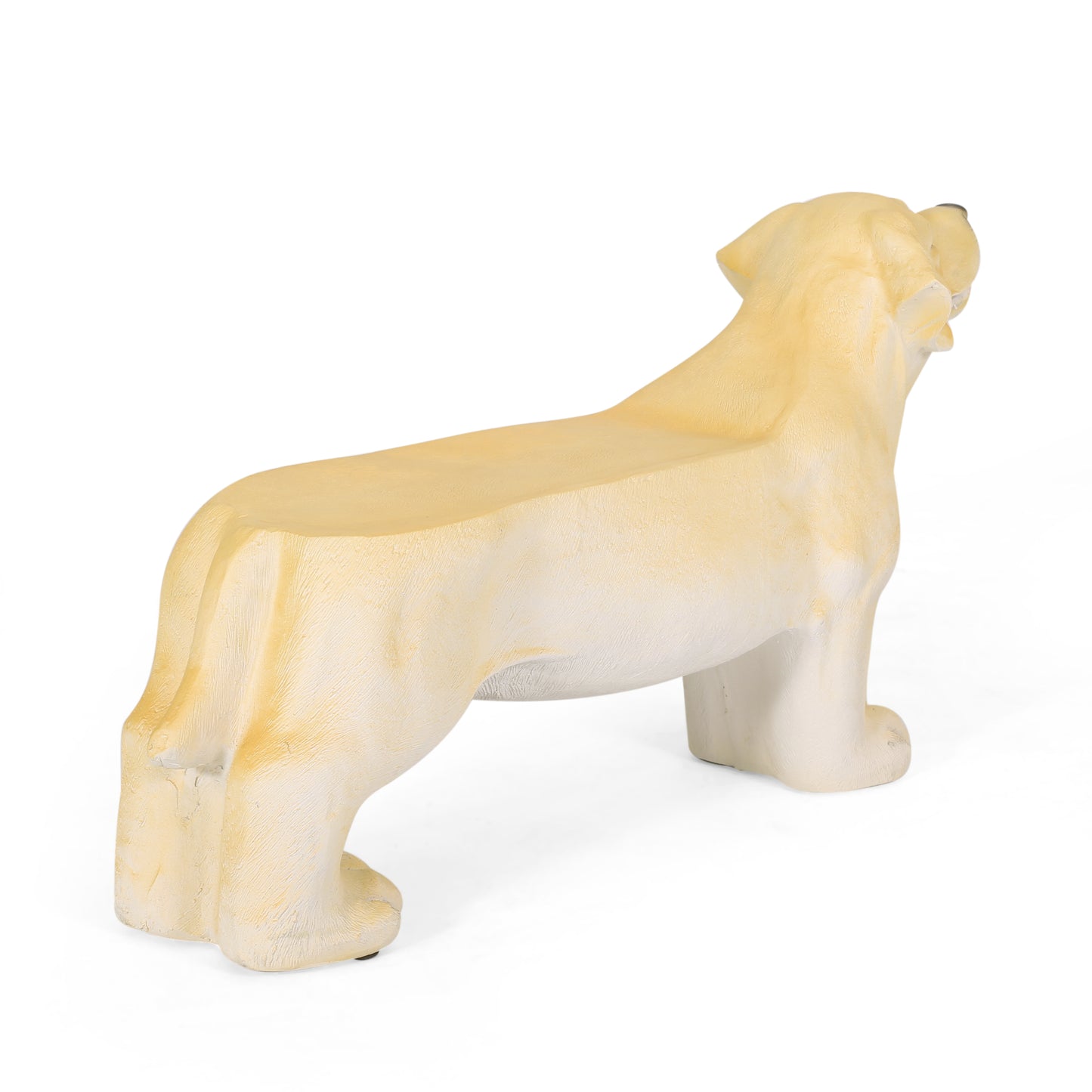 MGO DOG BENCH, Outdoor Bench, Light Brown, No Assembly Required