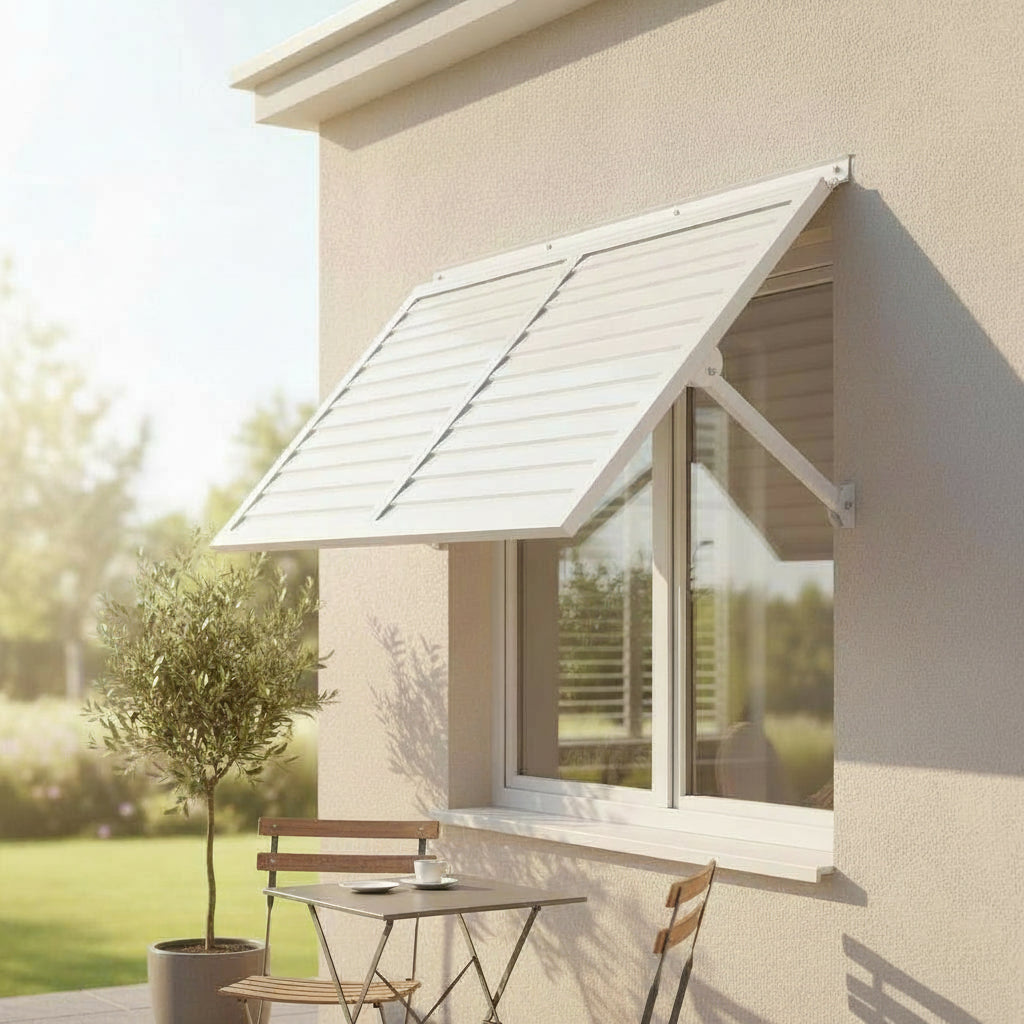 Ridge Metal Awning 4.6 - White