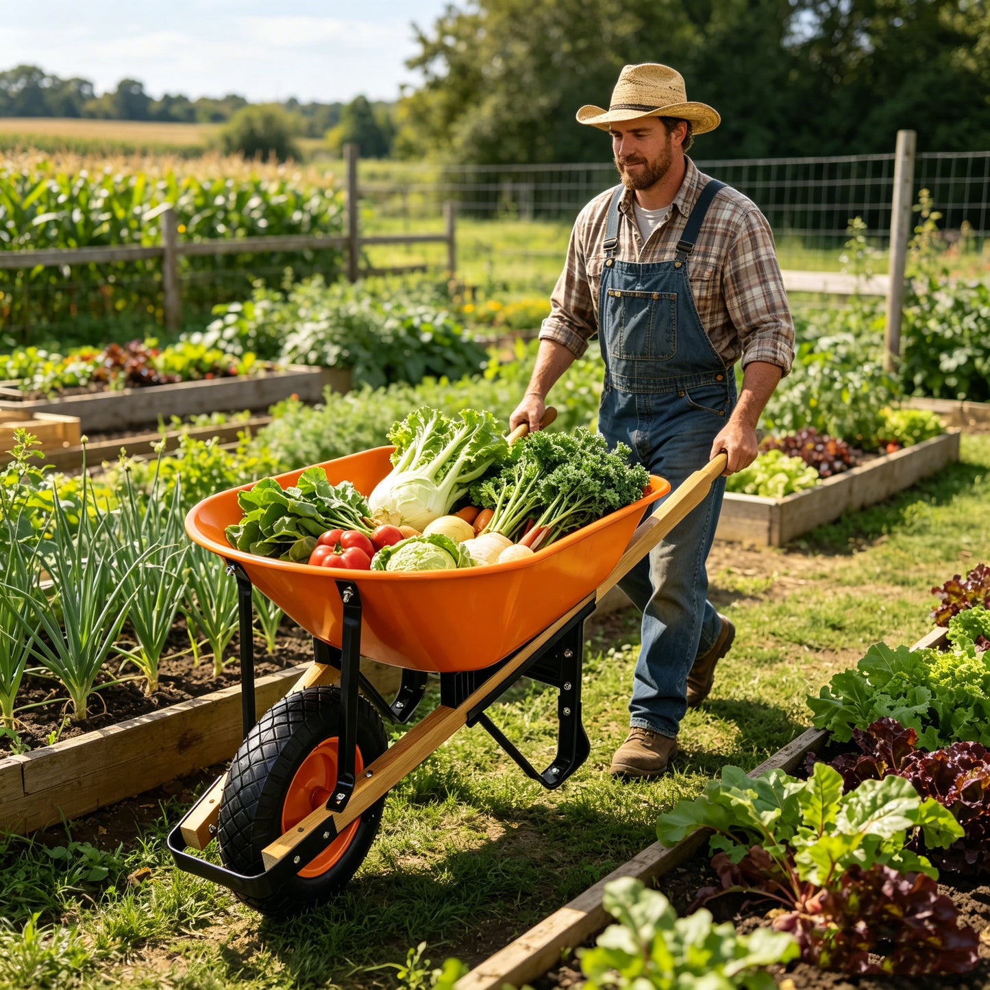 Steel TRAY wheel barrow