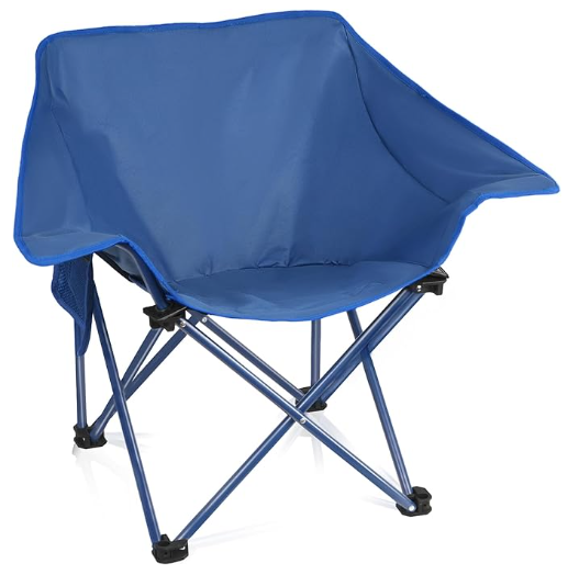 4 Pack Portable Camping Chair Compact Collapsible Outdoor Folding Sports Chairs for Adults Heavy Duty Camp Sporting Events Park Lawn 400 Lbs