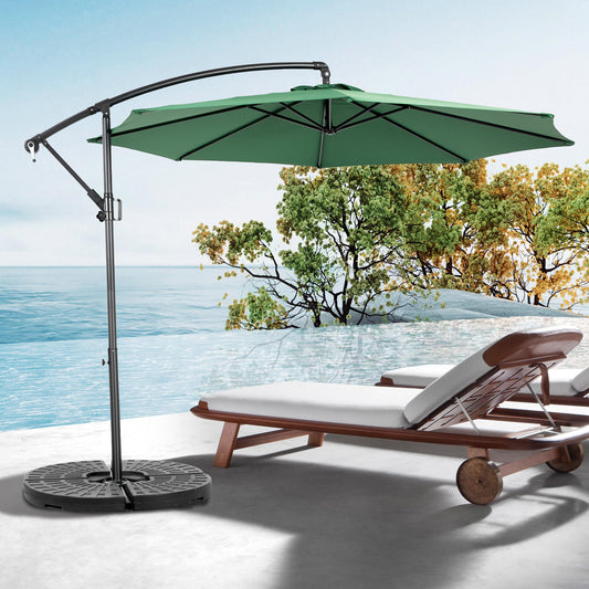 deals on offset patio umbrellas 11' Octagon Beige Canopy Umbrella Featuring a 360 rotating base and adjustable 0 GAOMON 10FT Heavy Duty Offset