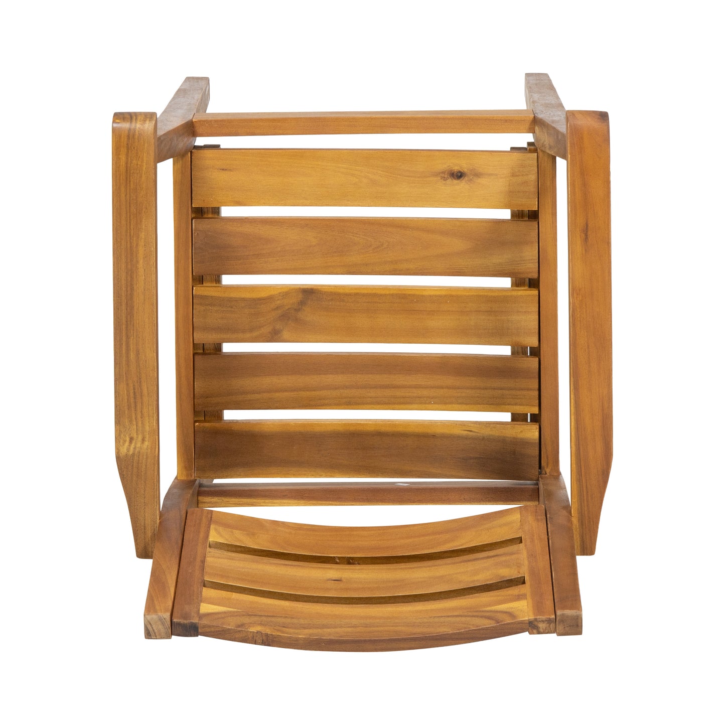 STAMFORD Dining Chairs Set of 2,Acacia Wood Patio Armchair,for Backyard, Poolside, Garden,Teak