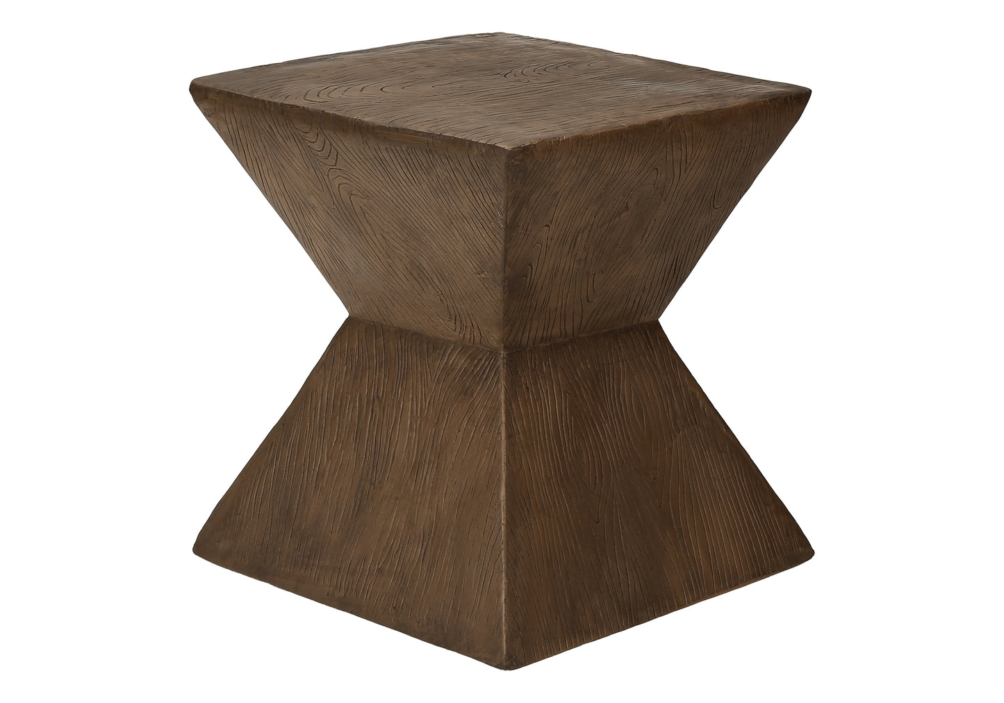 Accent Table, 25"h, Indoor Or Outdoor, Side Table, End, Nightstand, Bedroom, Living Room, Walnut, Contemporary, Modern