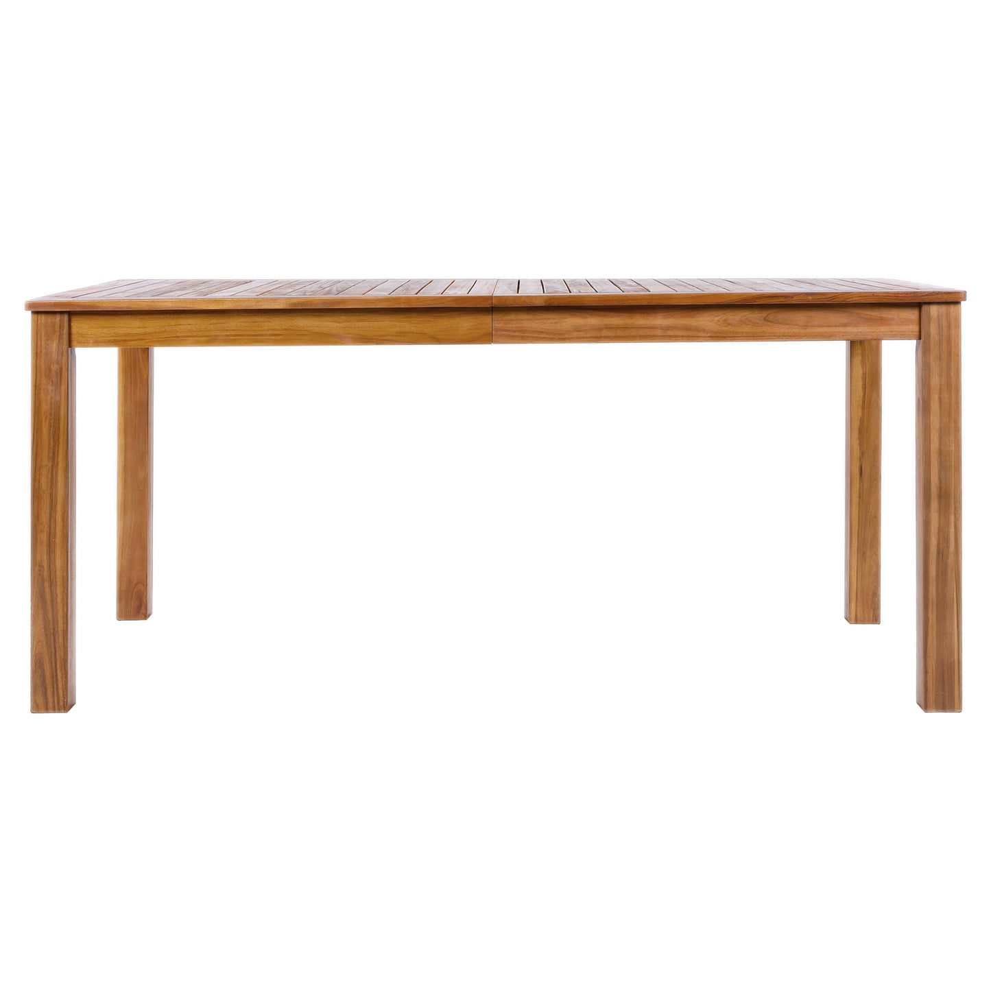 TOPMAX Patio Wooden Dining Table, Outdoor 67"L Rectangular Table for Poolside, Backyard, Garden, Indoor/Outdoor, Natural