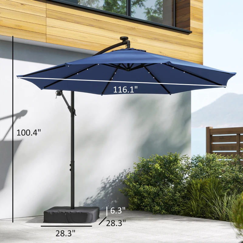 Modern Garden Umbrella,Outdoor Umbrella,Cantilever Patio Umbrella