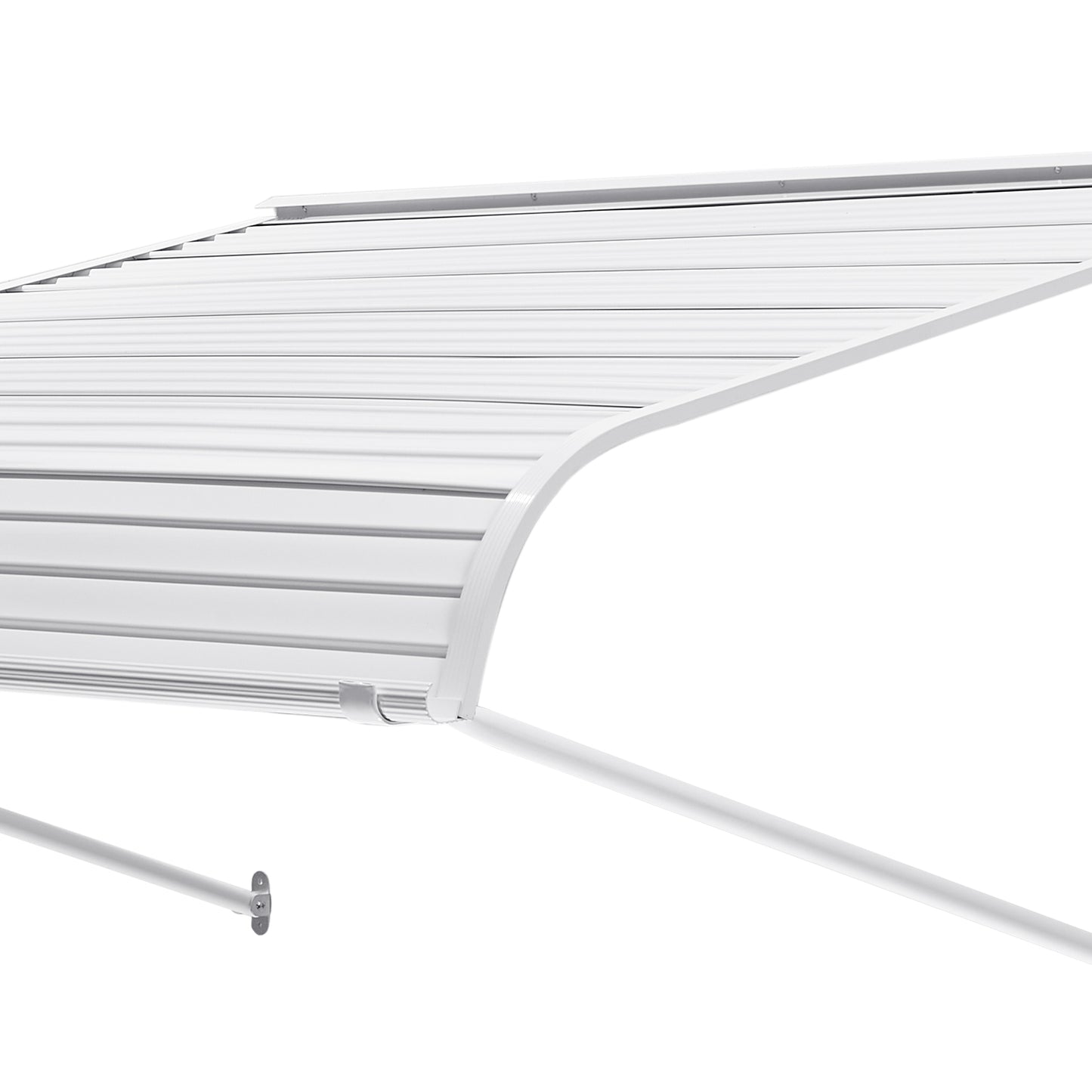 Window Awning Door Canopy 48x42 in Aluminum Alloy Front Door Awnings Anti-Rust