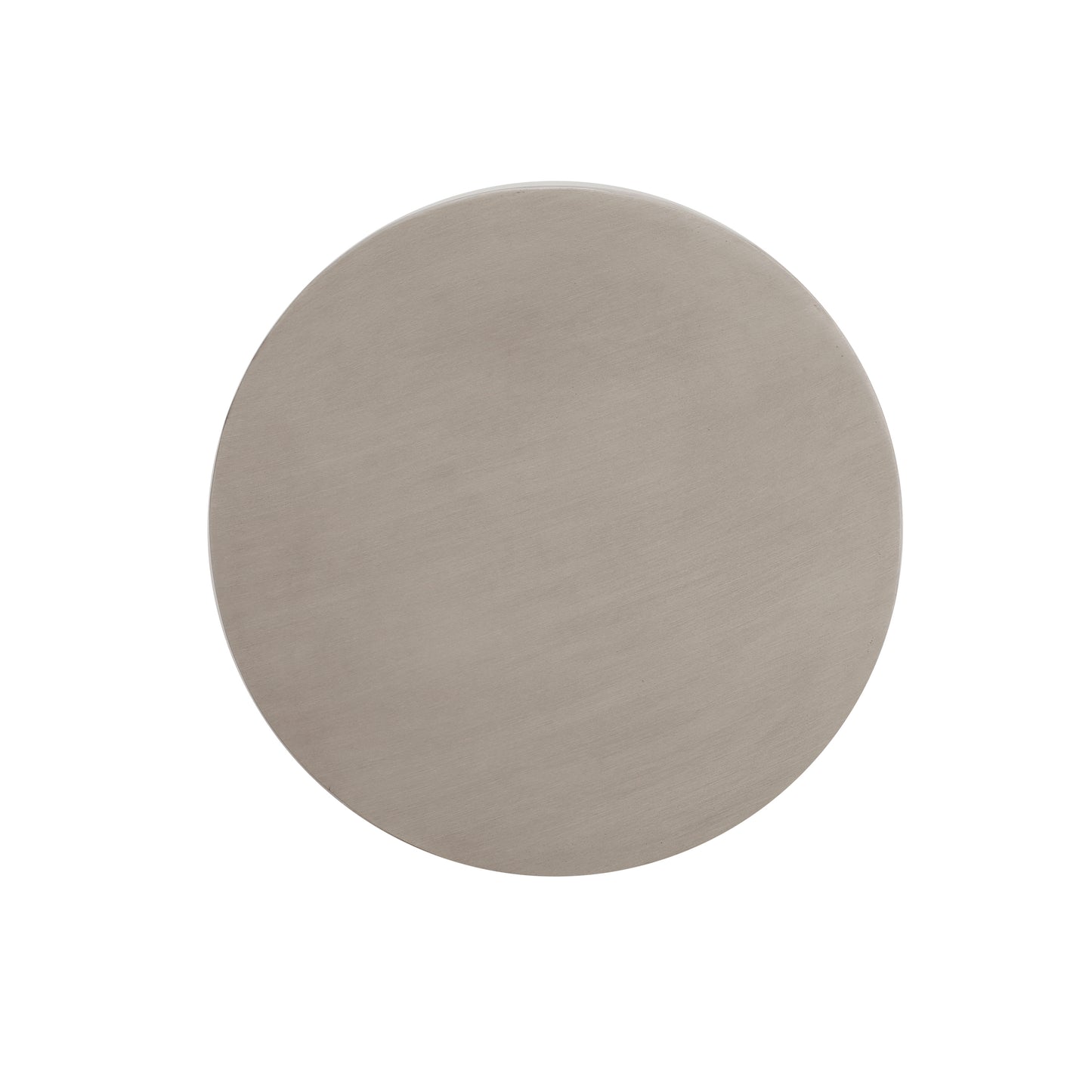 Outdoor MGO Round with U-Shape Side Table, Light Grey