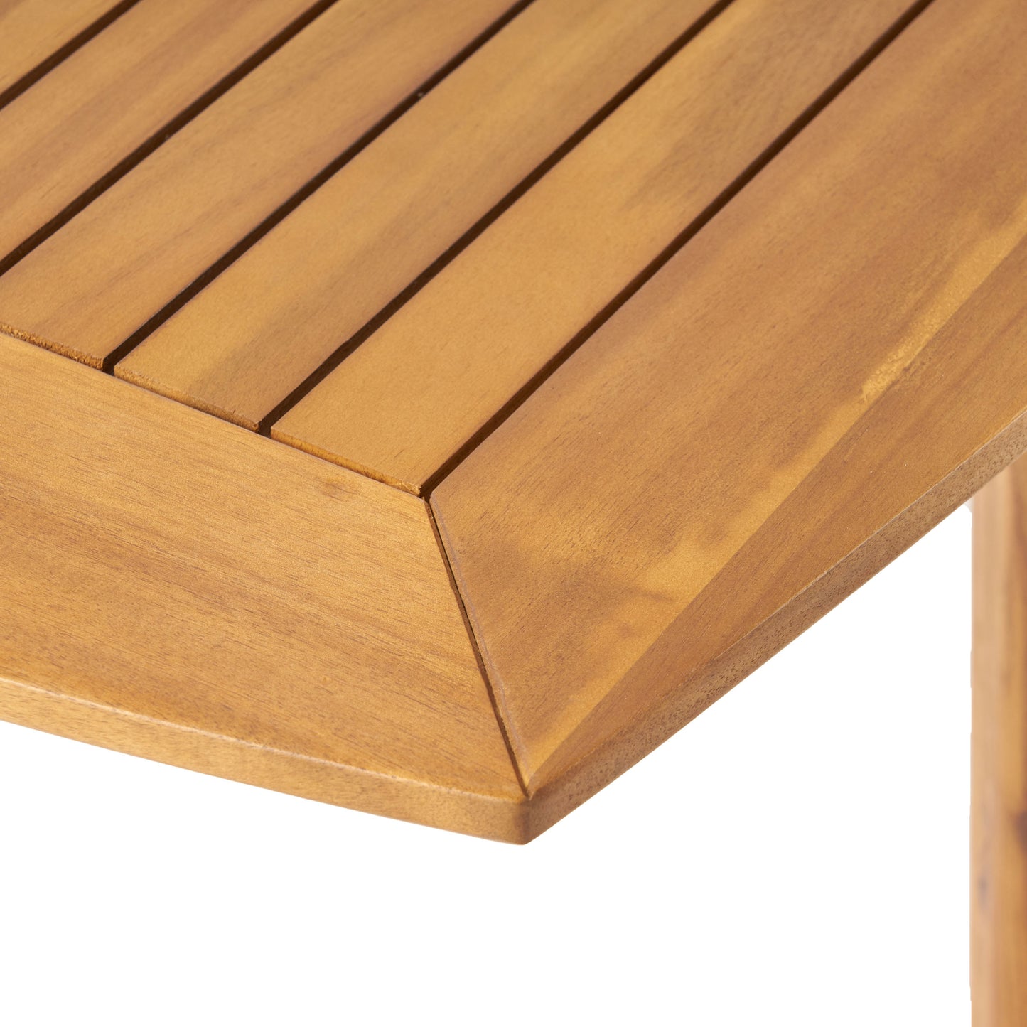Outdoor Acacia Wood Expandable Dining Table, Teak