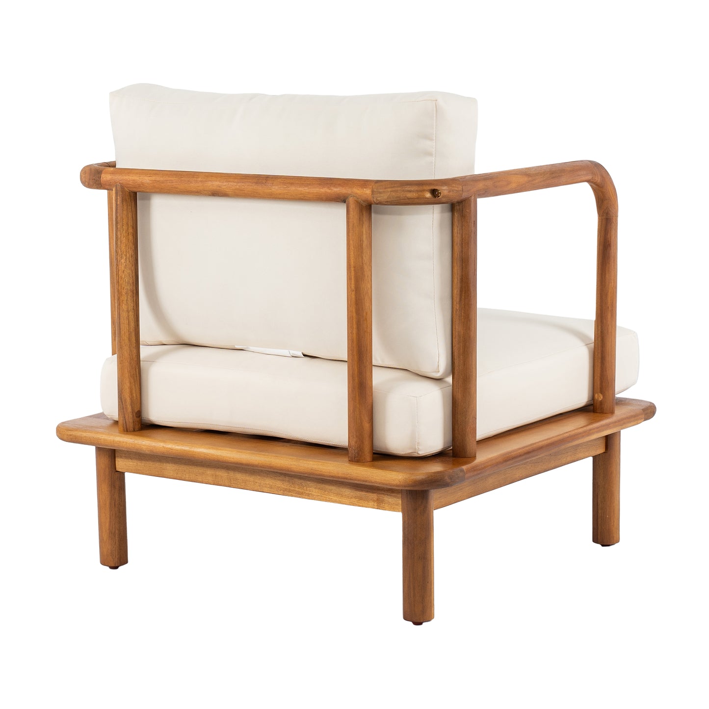 Canape Acacia Club Chair with Cream Cushion