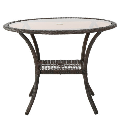 Outdoor Resin Table, old version 56225.00TBLBRN