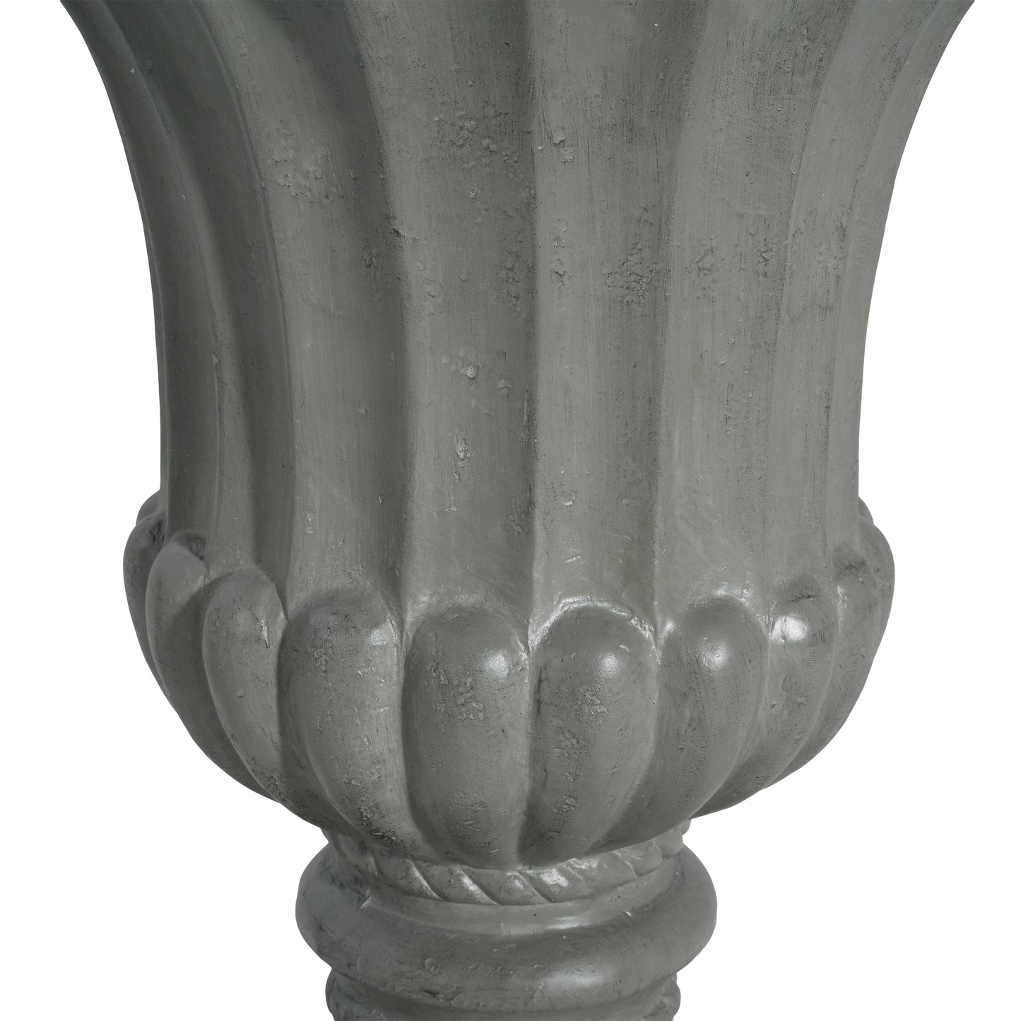 Outdoor Garden Urn Planter, Gray