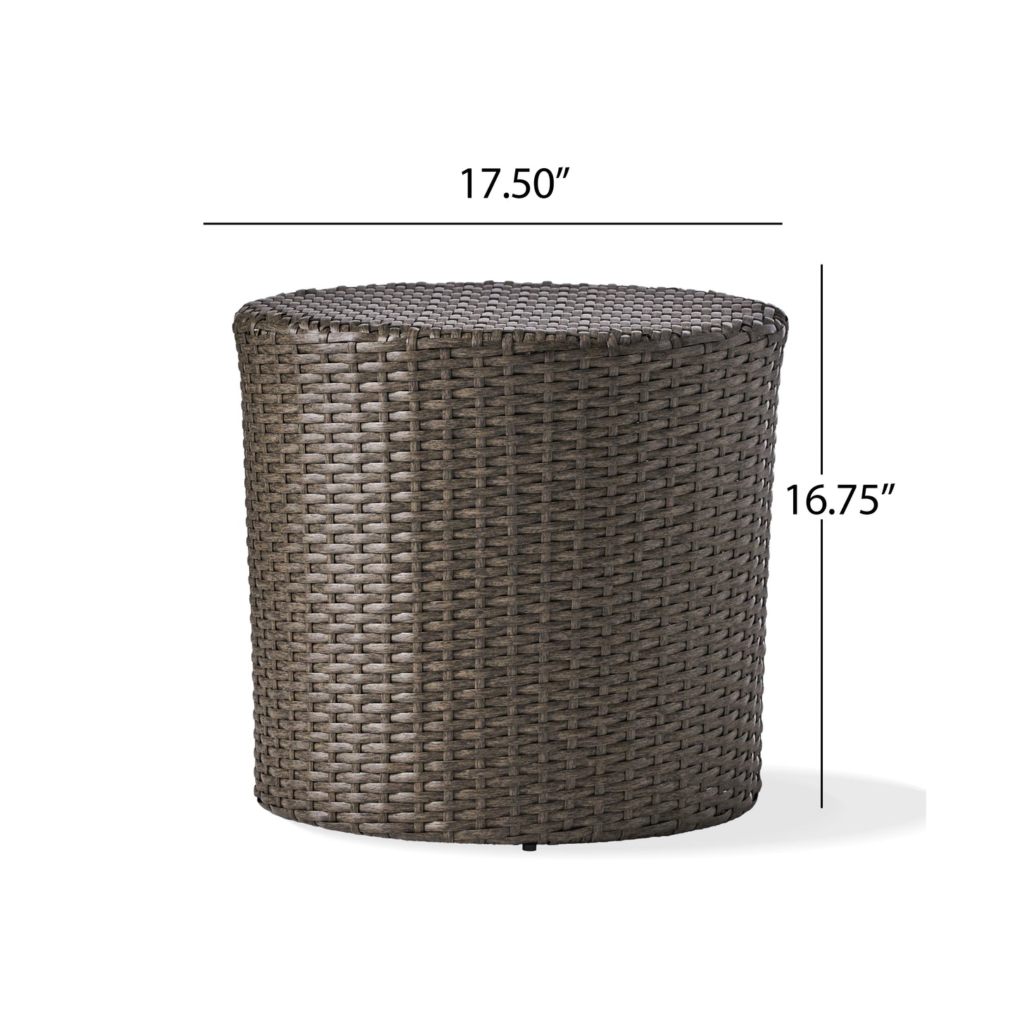 KINGSTOWN RD BARREL SIDE TABLE