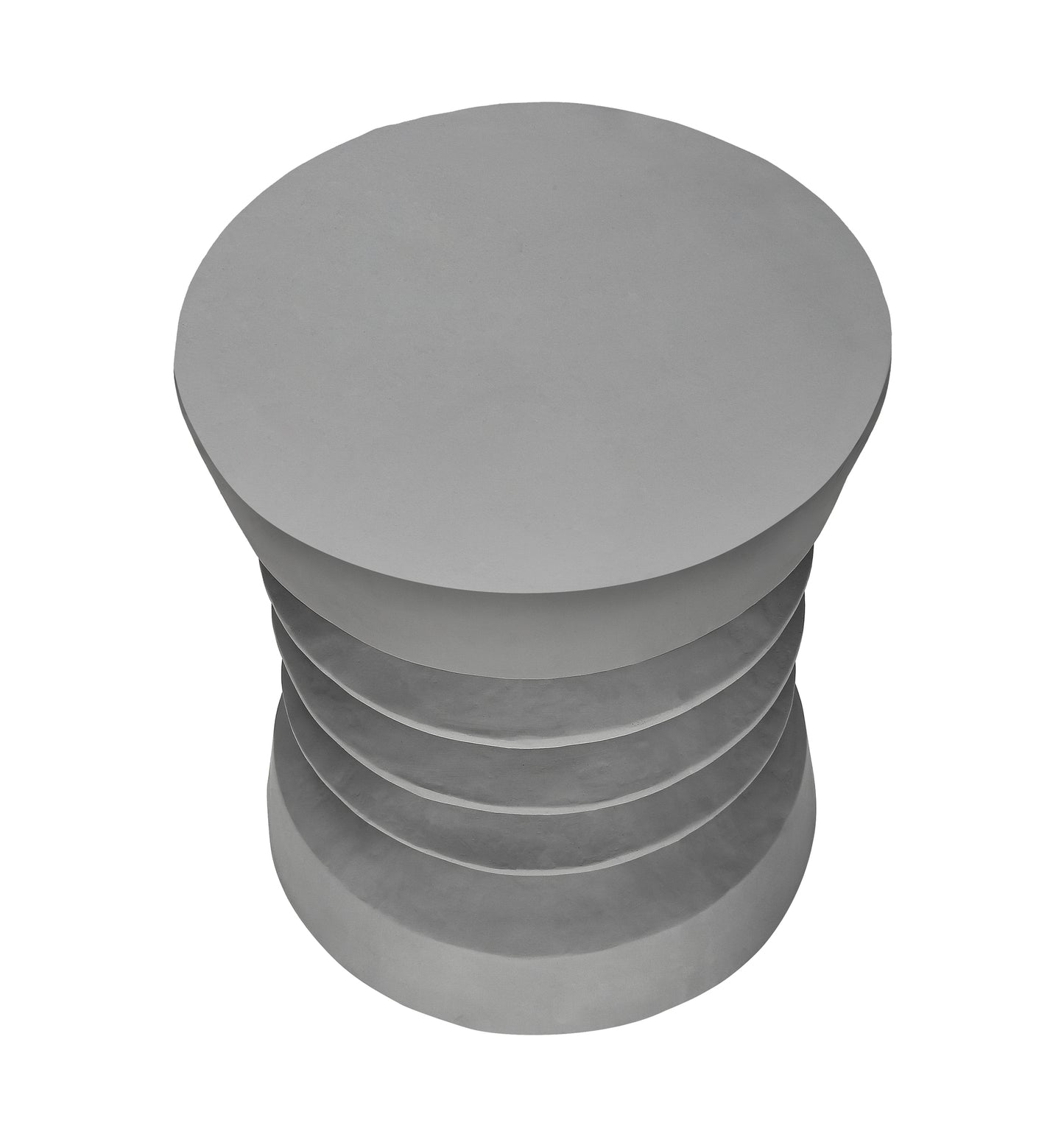 Accent Table, 25"h, Indoor Or Outdoor, Side Table, End, Bedroom, Living Room, Nightstand, Round, Grey, Contemporary, Modern
