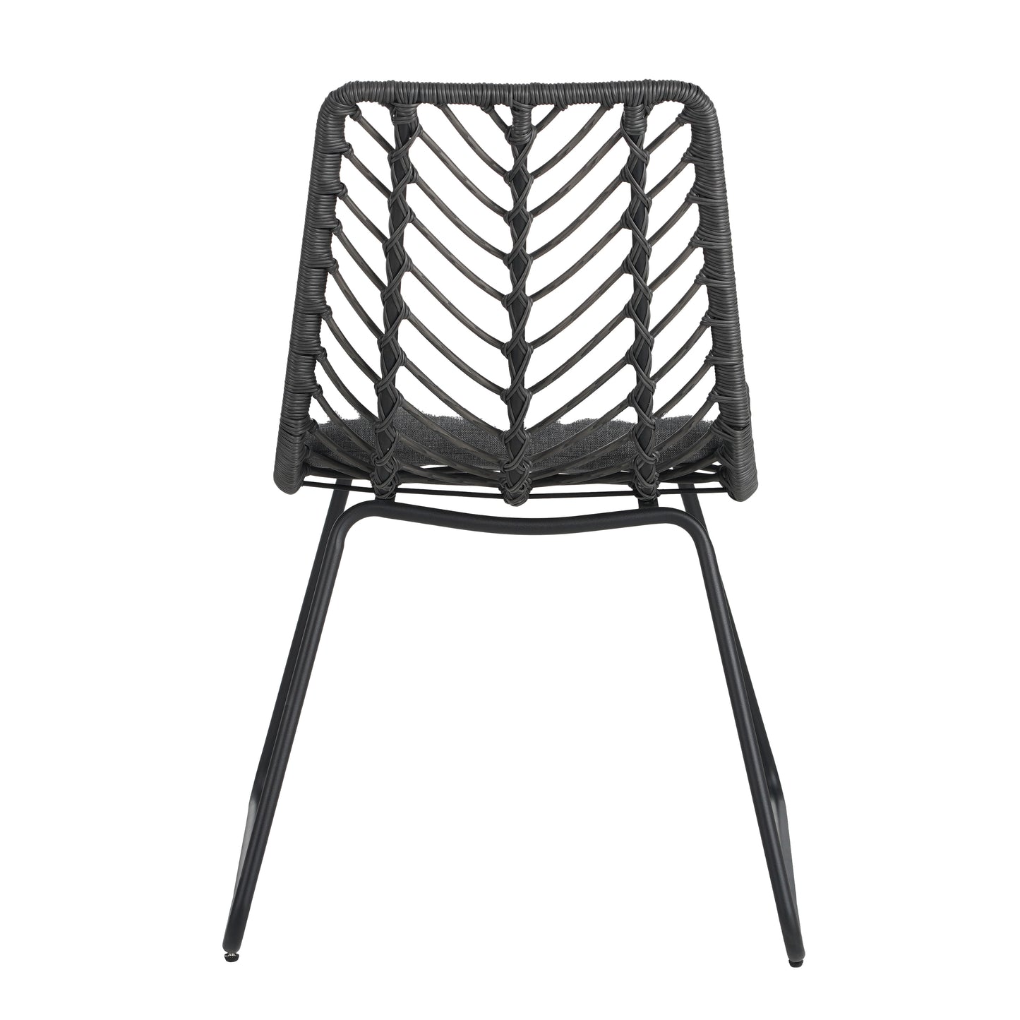 DEJA CHAIR,2PCS with 2 Cushions,Gray