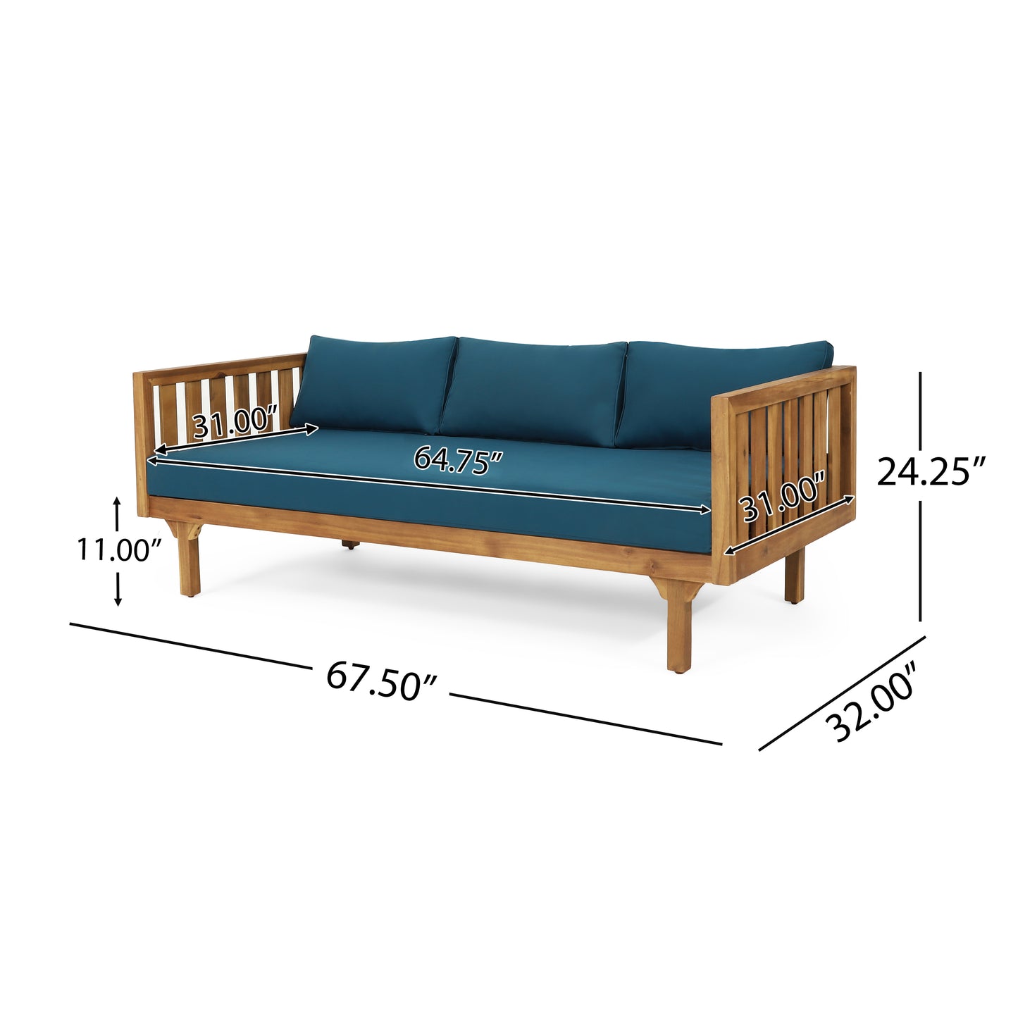 CLAREMONT 3 SEATER DAYBED
