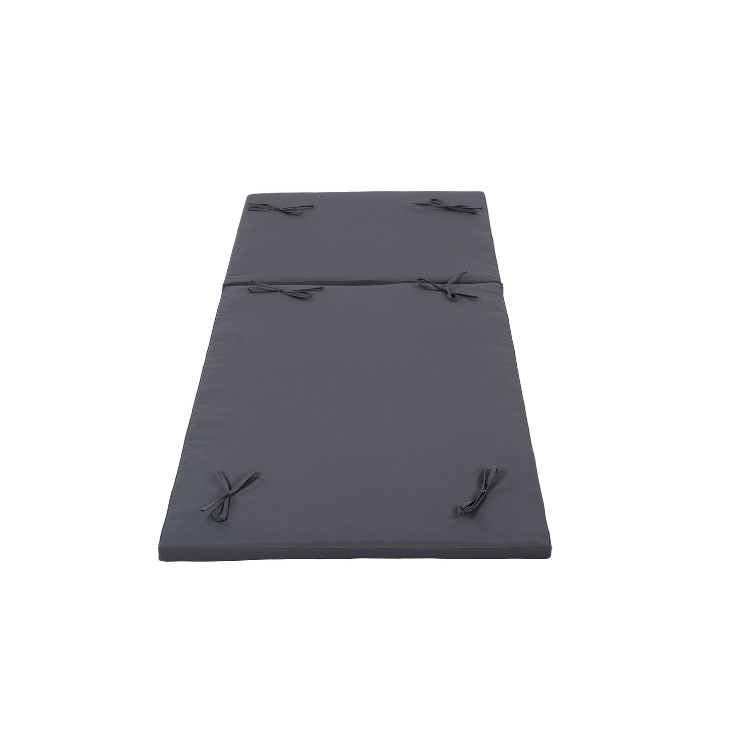 Lounge Chaise Set, Space Available On One Side, Acacia Wood In Black With Water-Resistant Lounge Cushions (Dark Grey & 2 Inch Thick) – Matching Cream/Leaf Coconut Version Available
