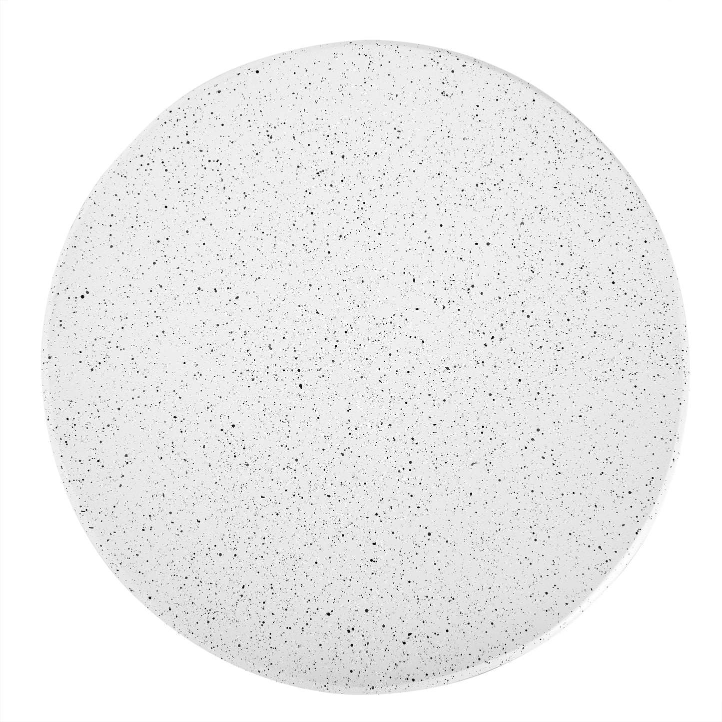 Outdoor White Marble Retro Speckled Textured All-Weather MGO Side Table – Indoor End Table for Home, Office, Living Room & Patio Decor