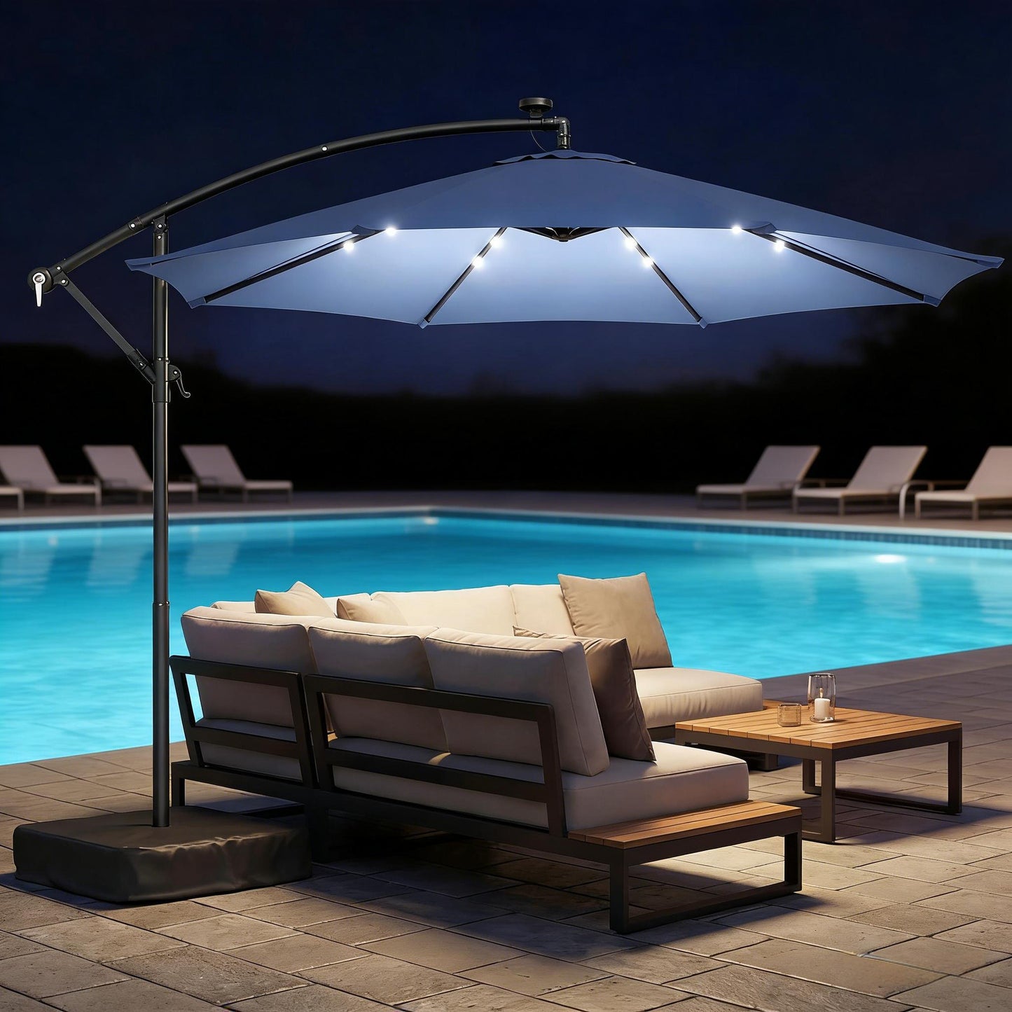 Modern Garden Umbrella,Outdoor Umbrella,Cantilever Patio Umbrella