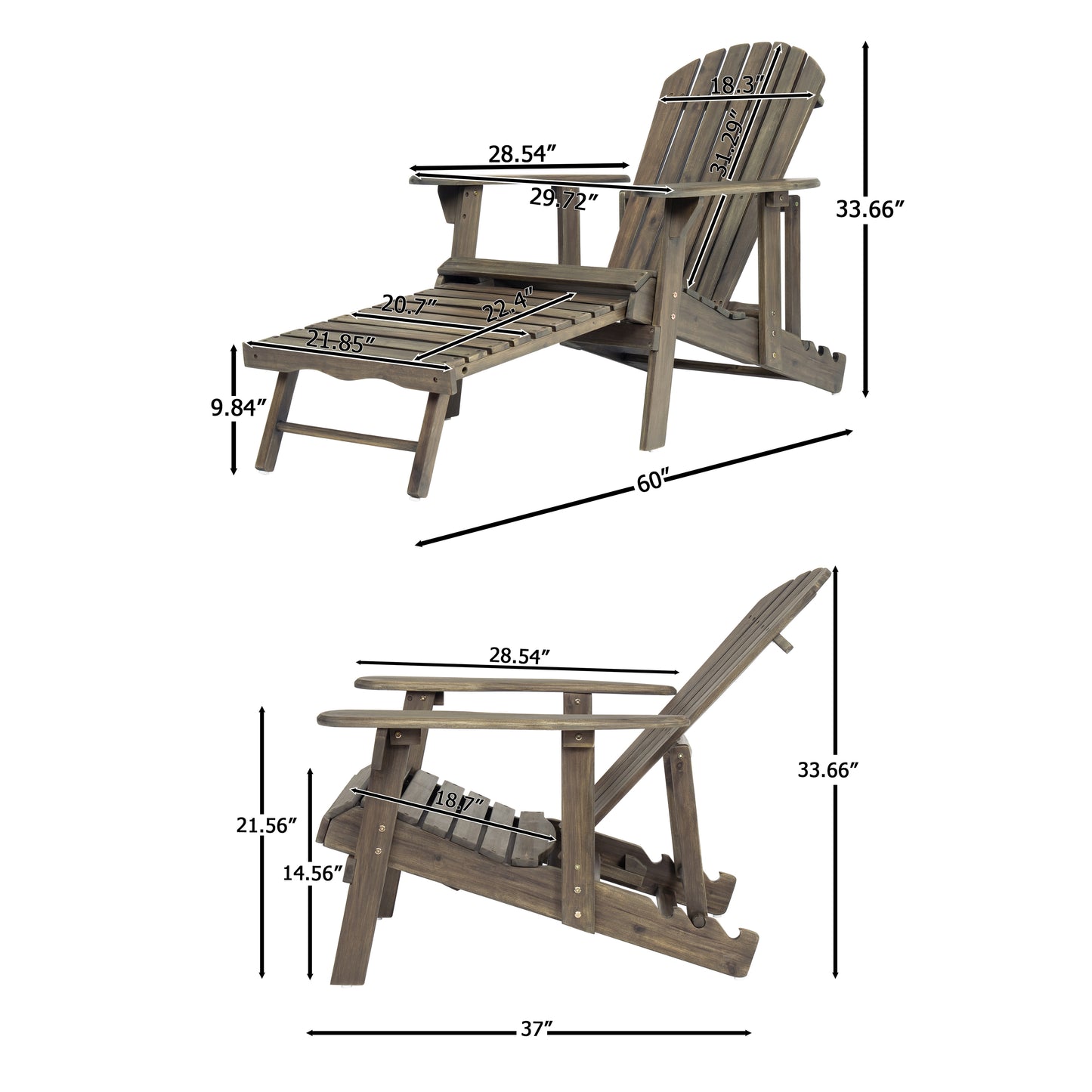 MALIBU ADIRONDACK CHAIR