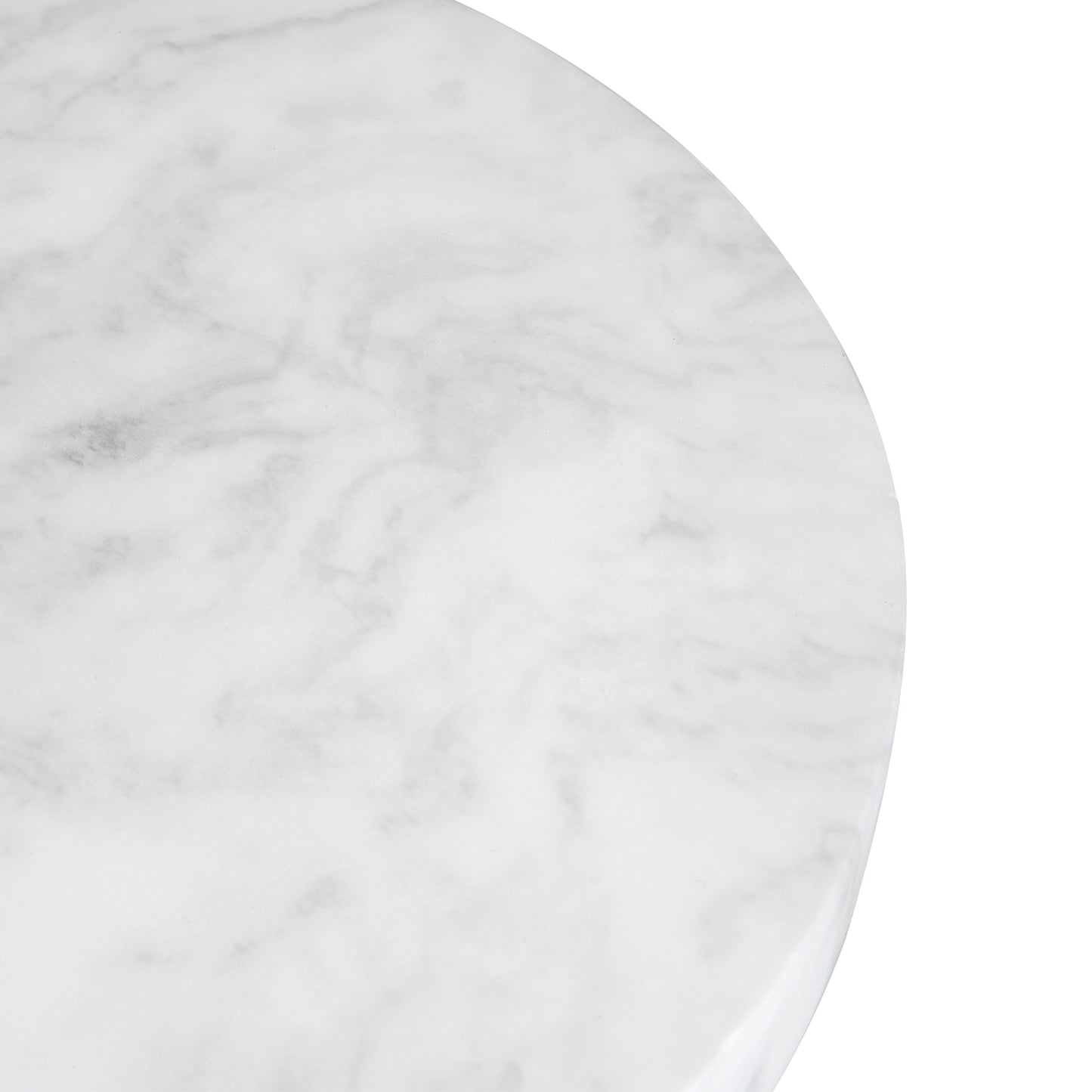 Outdoor Ponti Travertine Side Table,White