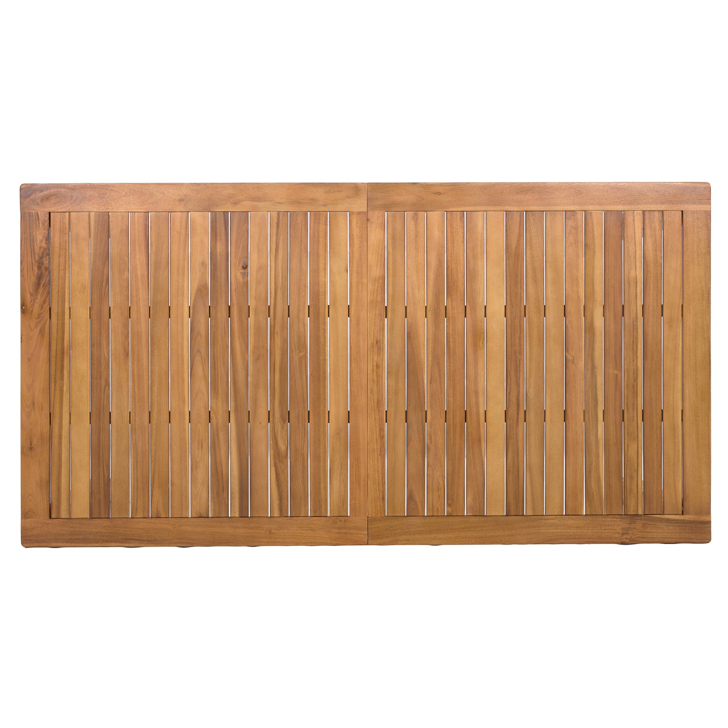 TOPMAX Patio Wooden Dining Table, Outdoor 67"L Rectangular Table for Poolside, Backyard, Garden, Indoor/Outdoor, Natural