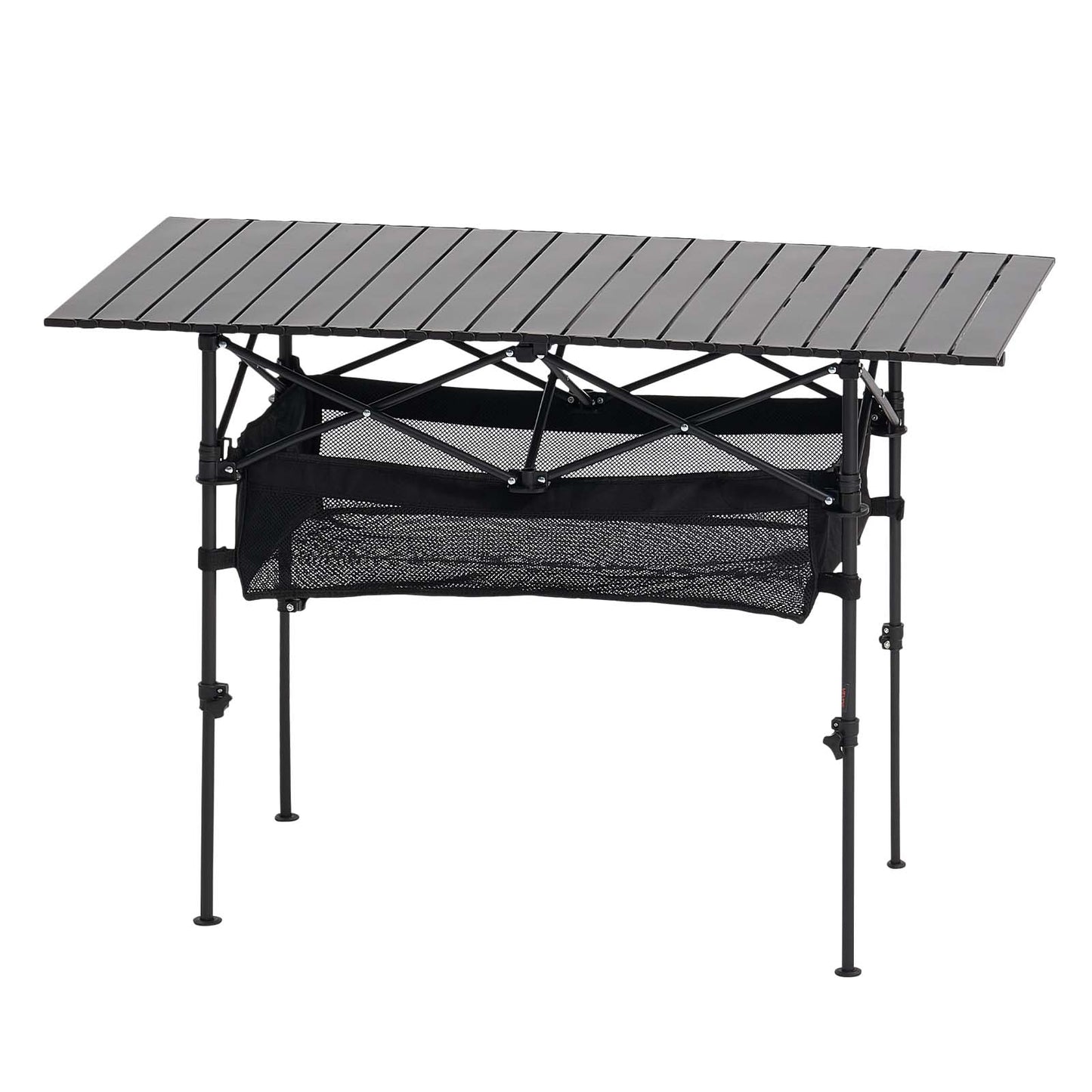 Folding Portable Camping Table Aluminum Outdoor Picnic Roll up Table Storage Bag