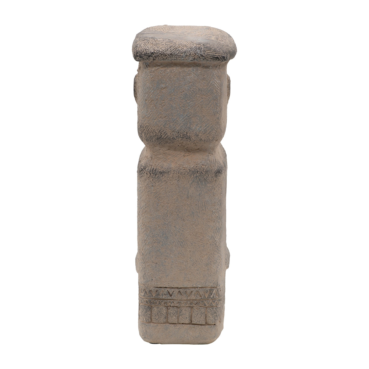 4.1x3.9x12.6" Ancient Tribe Decor, Indoor Outdoor Garden Decor