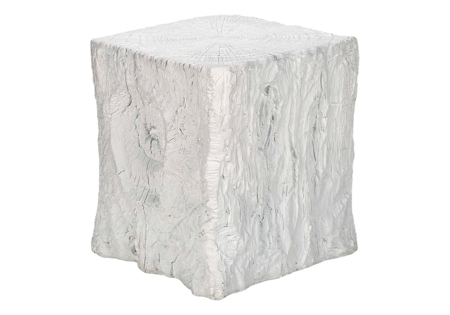Accent Table, 25"h, Indoor Or Outdoor, End, Nightstand, Side Table, Square, Living Room, Bedroom, White, Contemporary, Modern