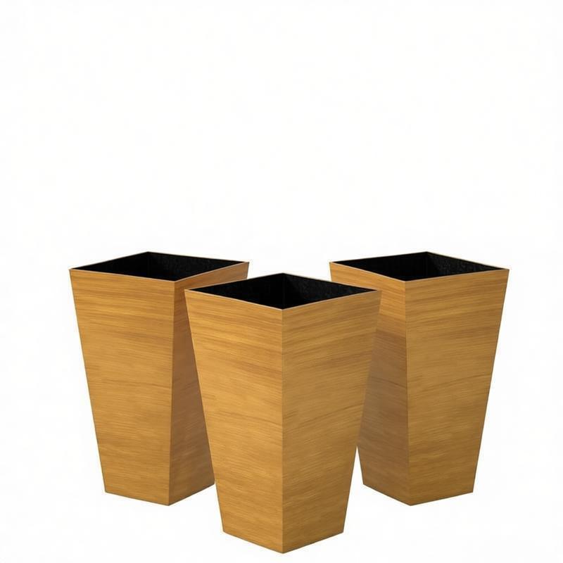 Classic Planter,Outdoor Planter,Set of 3 Tall Planters