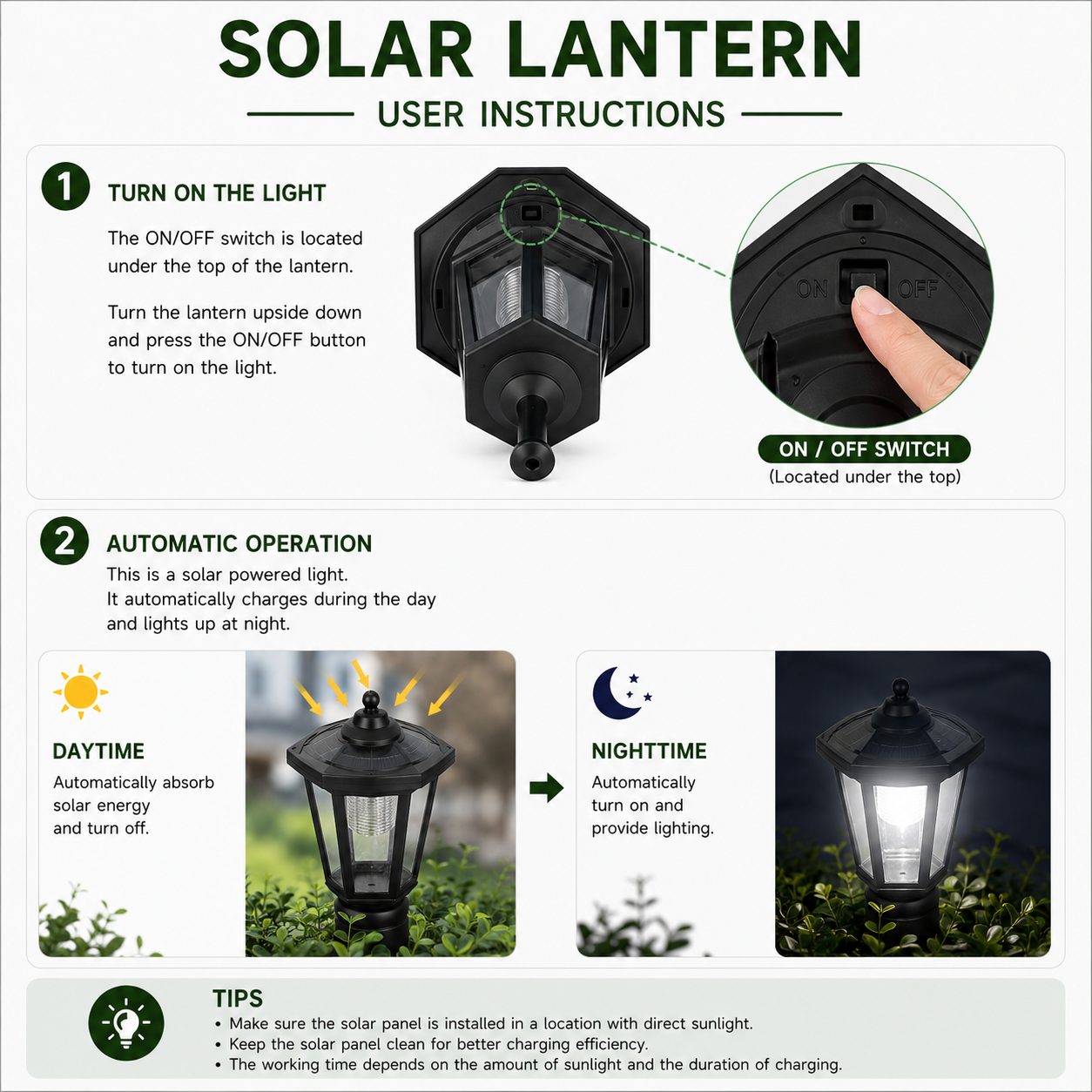 Decorative Standing Black Bear Garden Planter with Solar-Powered Lantern - Polyresin Bear Figurine and Flower Pot for Outdoor Lawn & Yard Decor