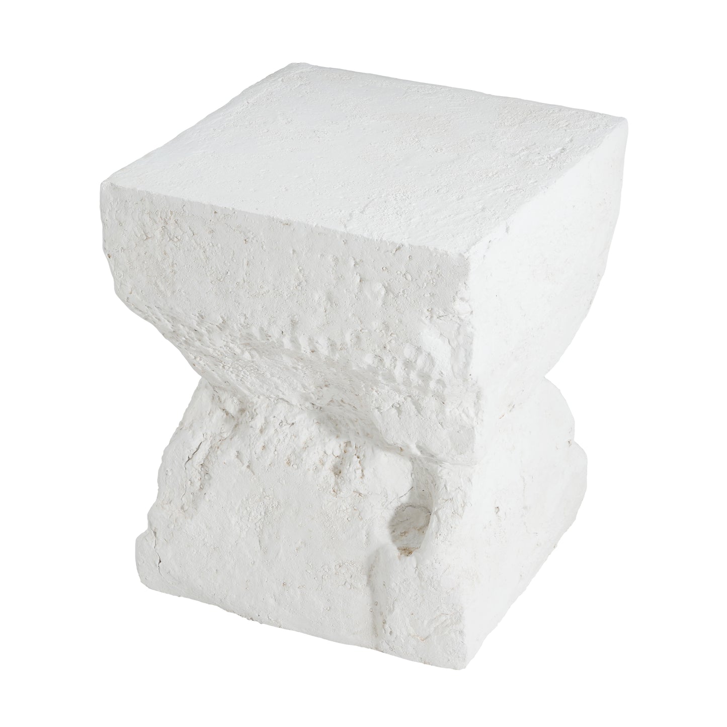 Cleo Outdoor Paito Modern Minimalist MGO Side Table, White