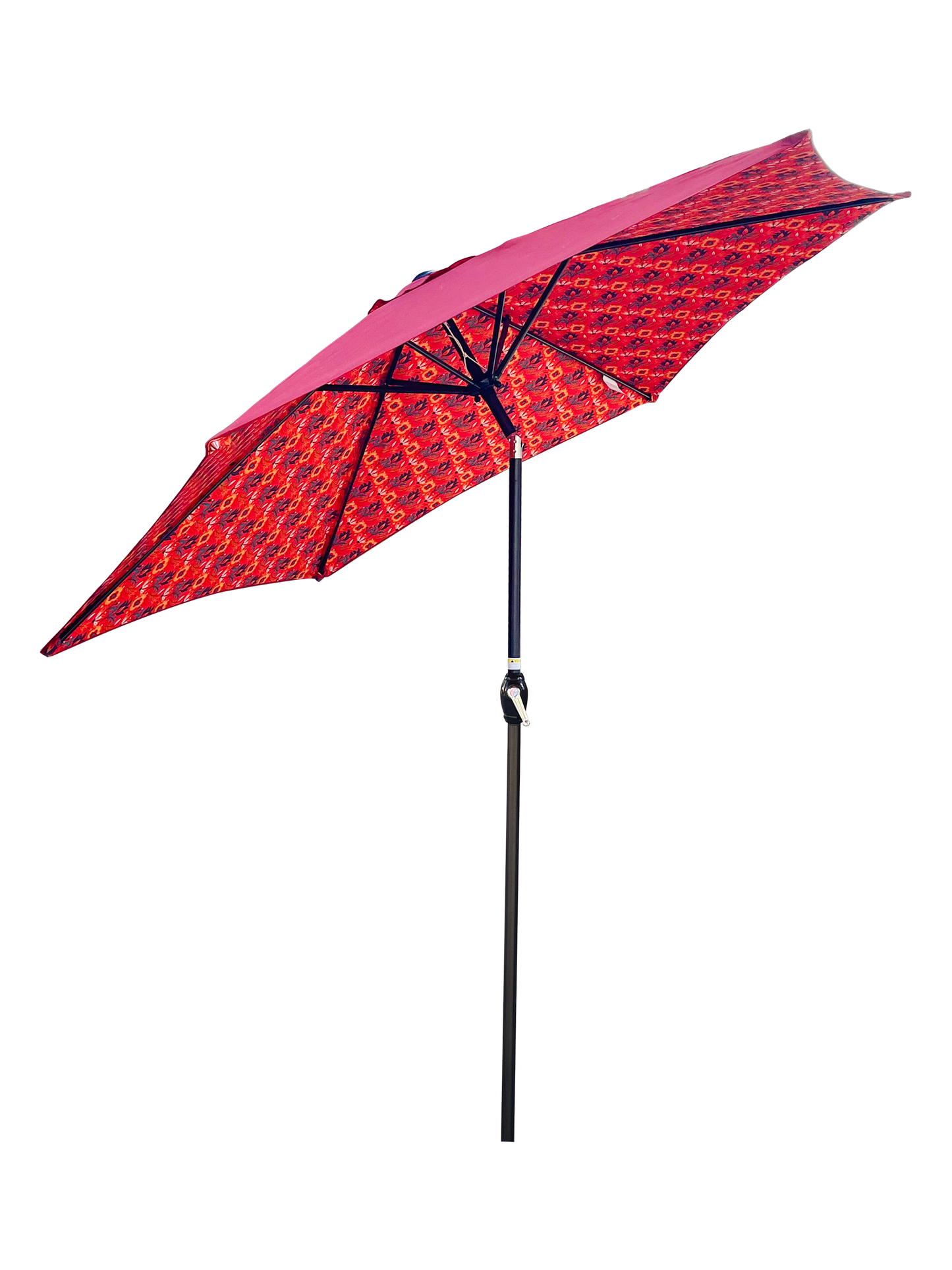 9FT UMBRELLA Ice Pattern + Orange