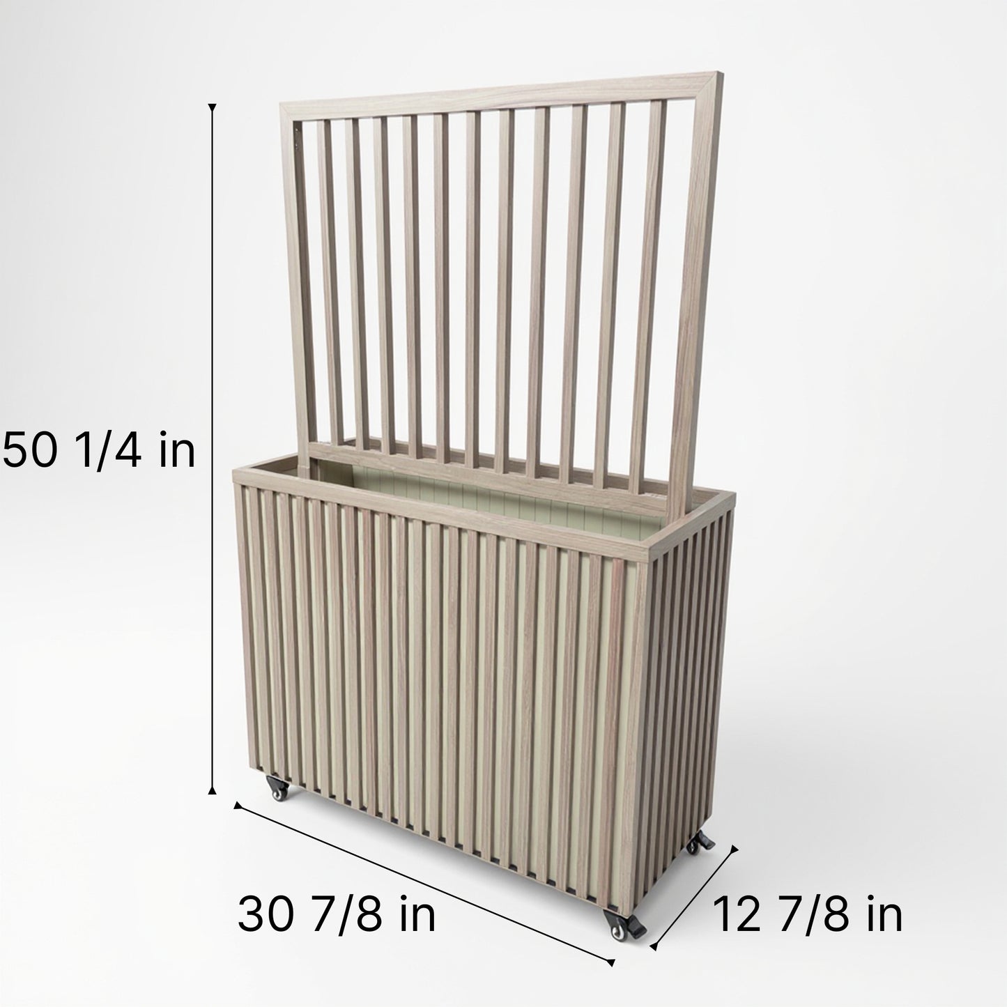 Grove Divider Planter- Grey Brown