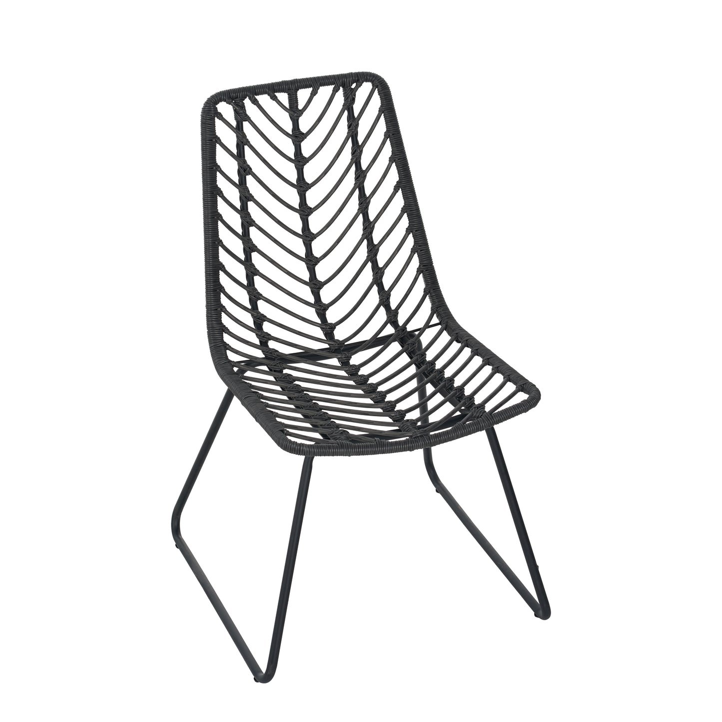 DEJA CHAIR,2PCS with 2 Cushions,Gray