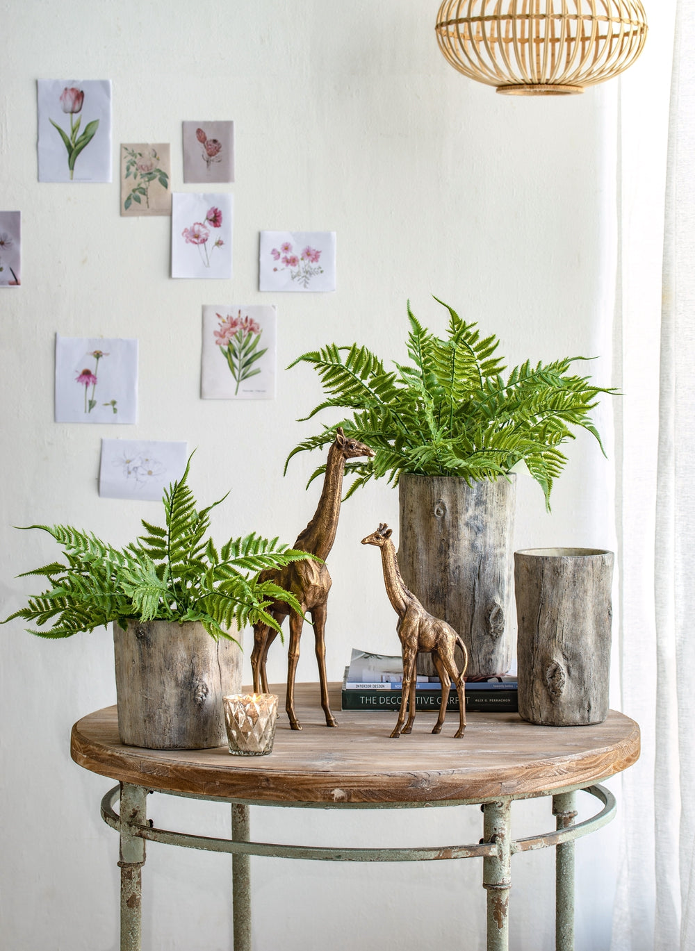 Set of 2 6.5x6.5x6.5" Fillmore Planter,Small Round