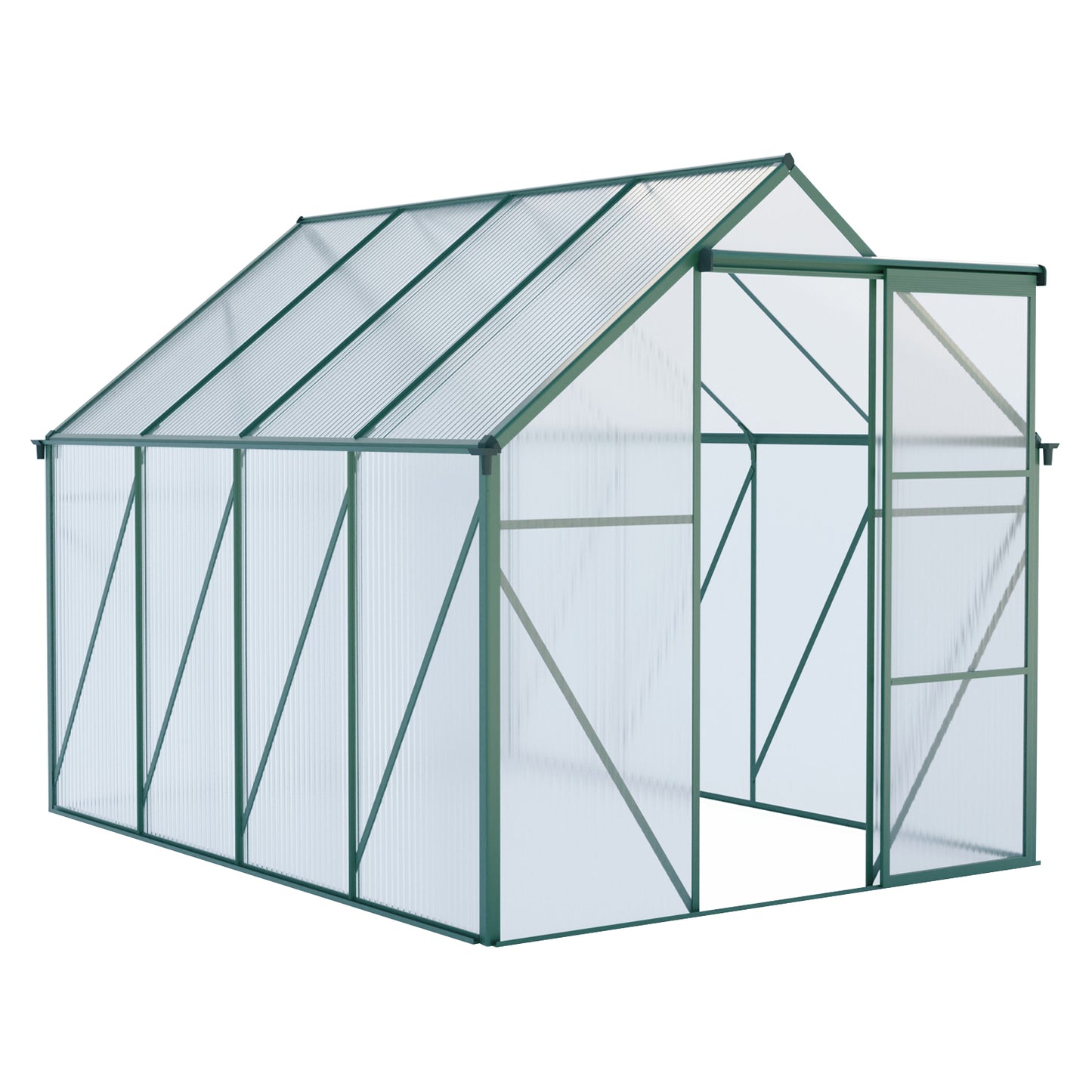 Green-6 x 8 FT Outdoor Patio Greenhouse