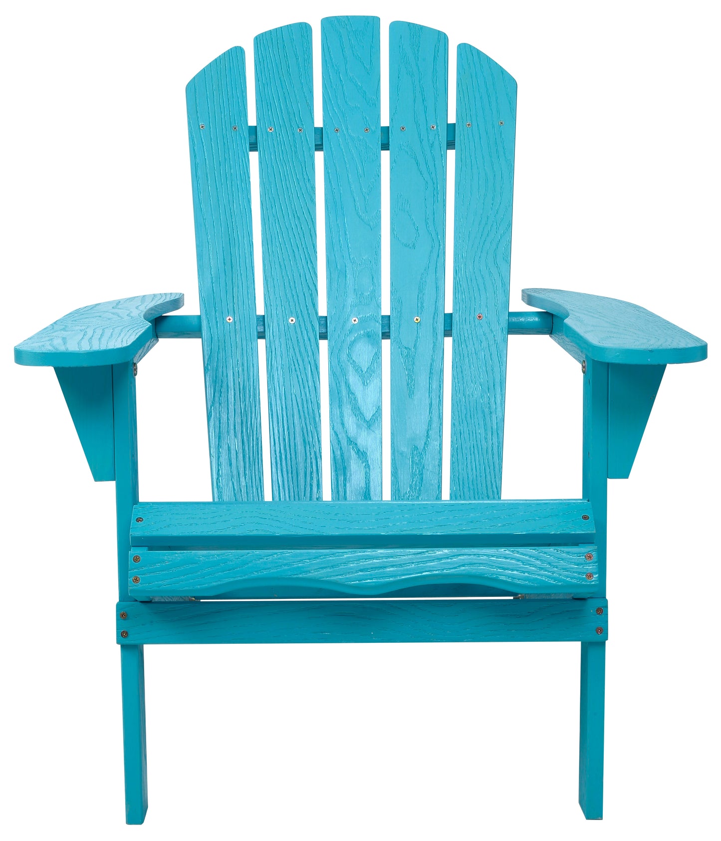 Wood Lounge Patio Chair for Garden Outdoor Wooden Folding Embossed Adirondack Chair Solid Wood Lounge Patio Chair with Wood Grain