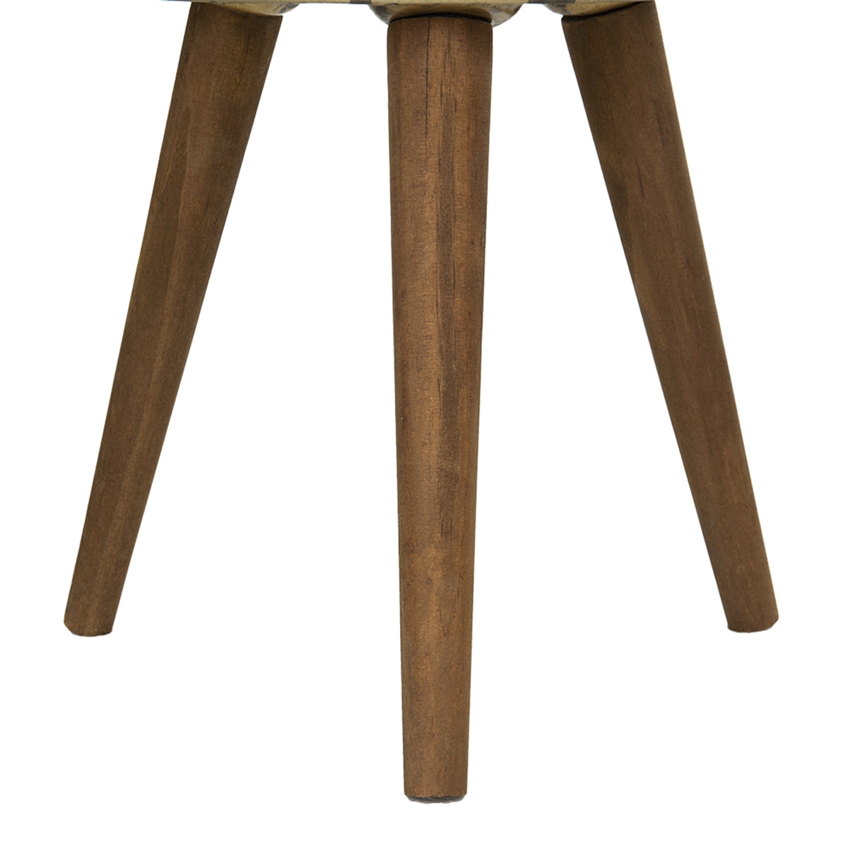 Set of 2 Metal Planter With Wood Legs Stand, L:D18.5x23.5" S:D15.7x20"
