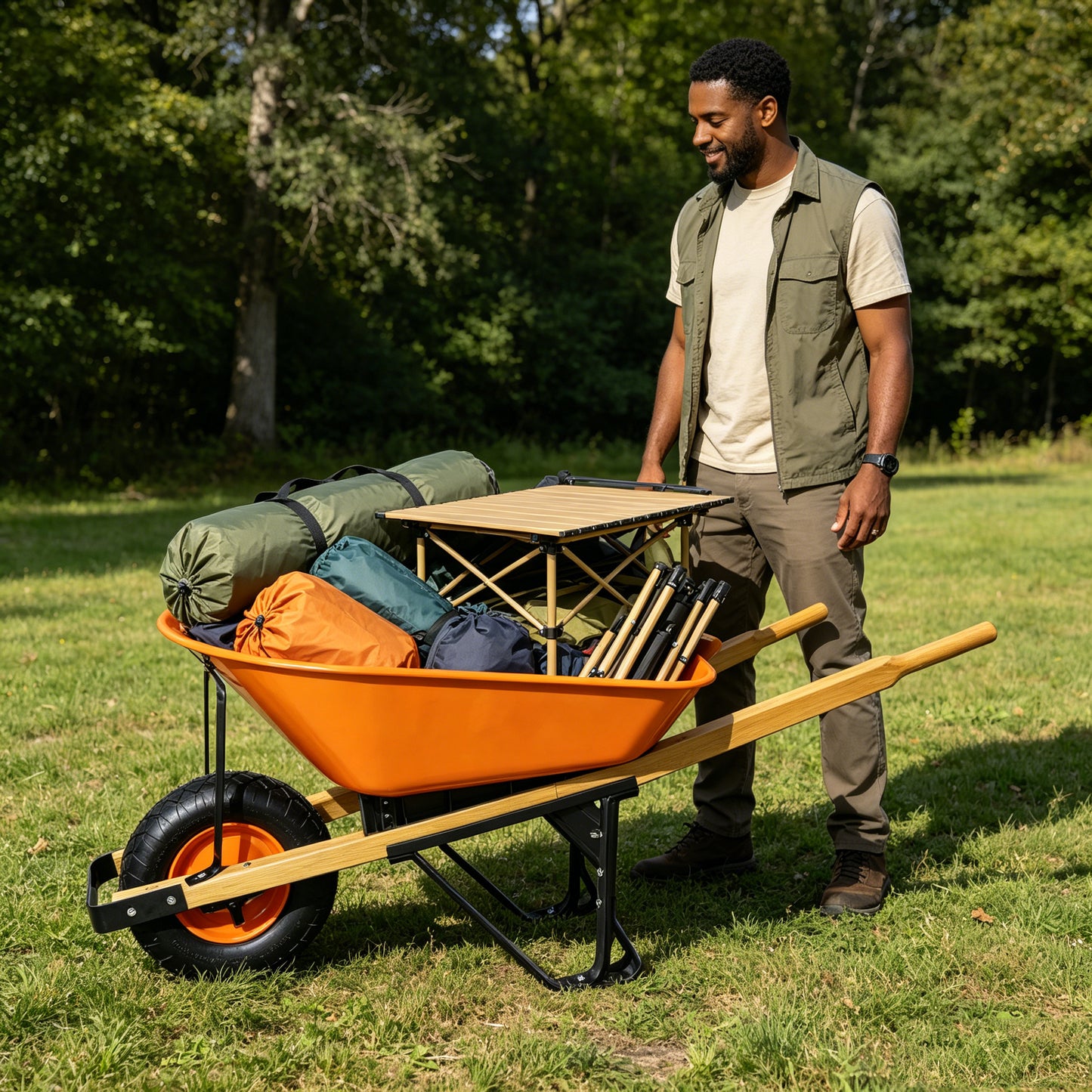 Steel TRAY wheel barrow