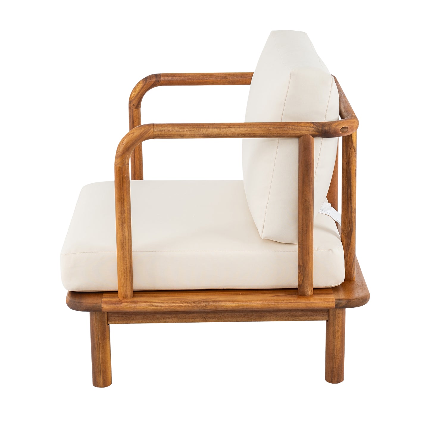 Canape Acacia Club Chair with Cream Cushion