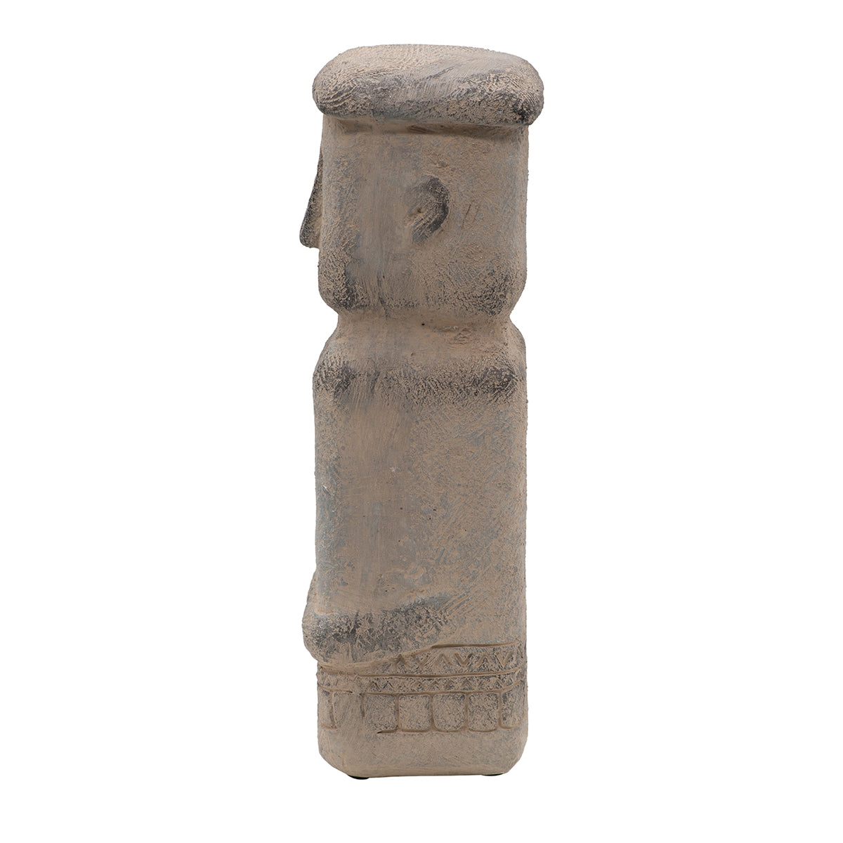 4.1x3.9x12.6" Ancient Tribe Decor, Indoor Outdoor Garden Decor